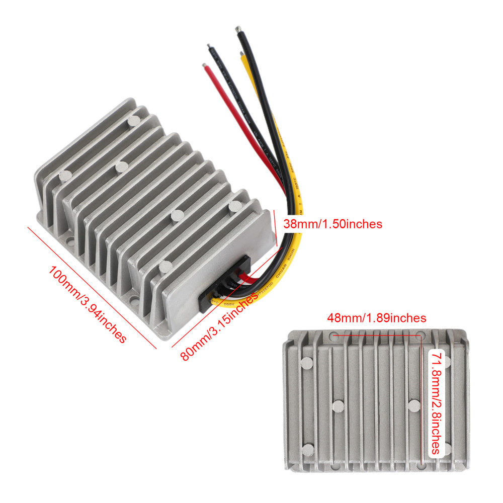 Areyourshop 48V 30A Step Down to 13.8V DC DC Converter Voltage Reducer Regulator 414W