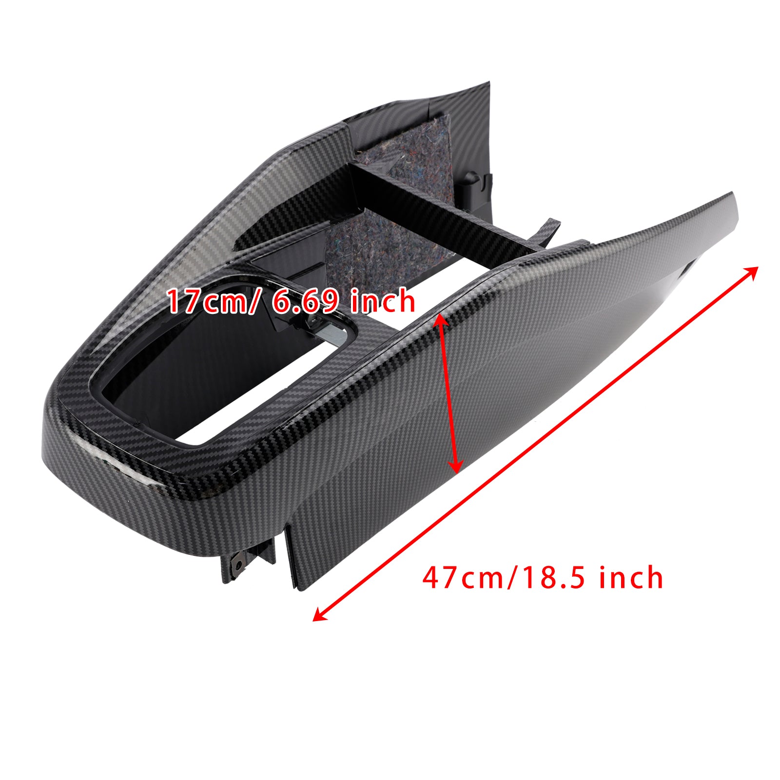 Modèle 1999-2005 de fibre de carbone de l'équilibre 1J1863201D de console centrale de voiture de VW Golf Jetta