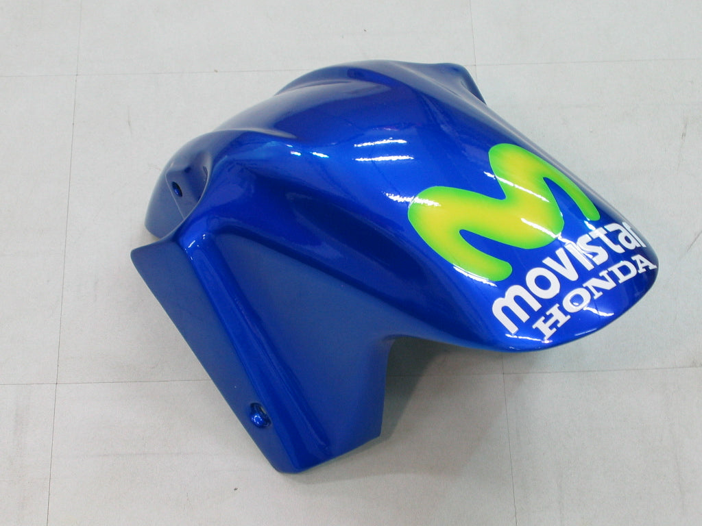 2004-2007 Honda CBR 600 F4i blauw en groen Movistar Racing stroomlijnkappen algemeen