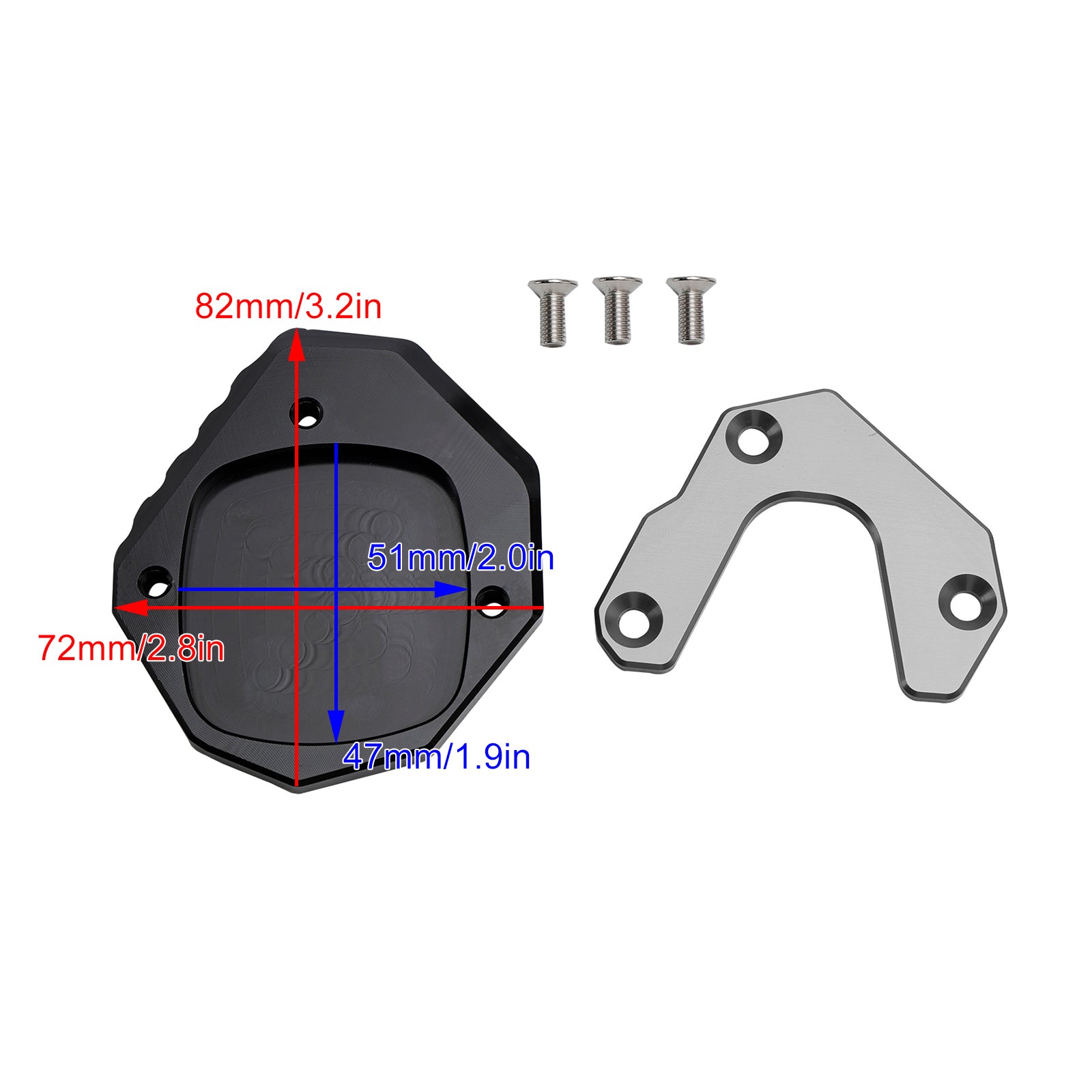 2023-2024 Standaard Vergroten Plaat Pad geschikt voor Honda XL 750 Transalp CB750 Hornet