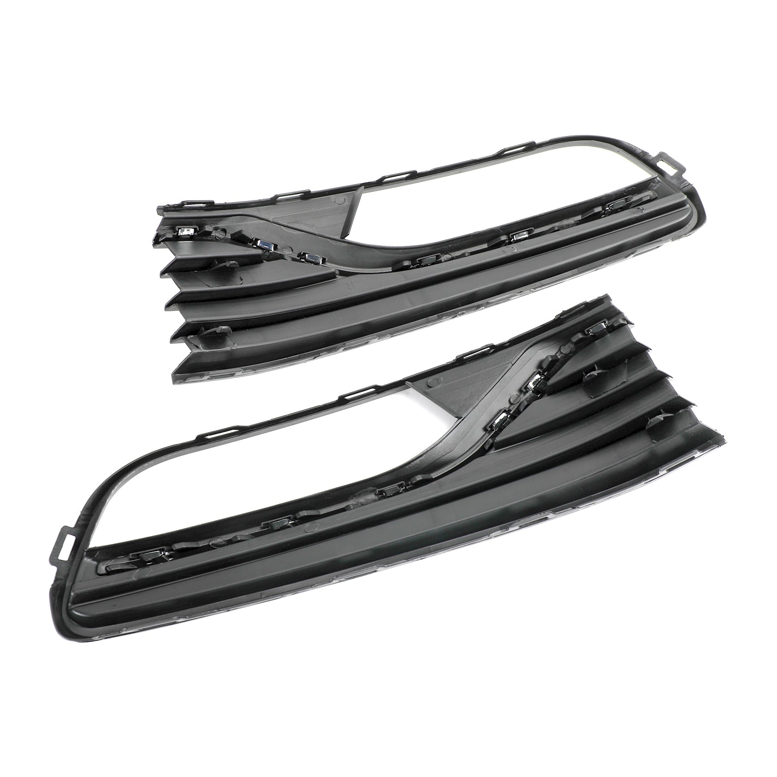 Voorbumper Mistlamp Grill Paar Set Links + Rechts voor VW Polo 6R 2014-2017 Nieuw