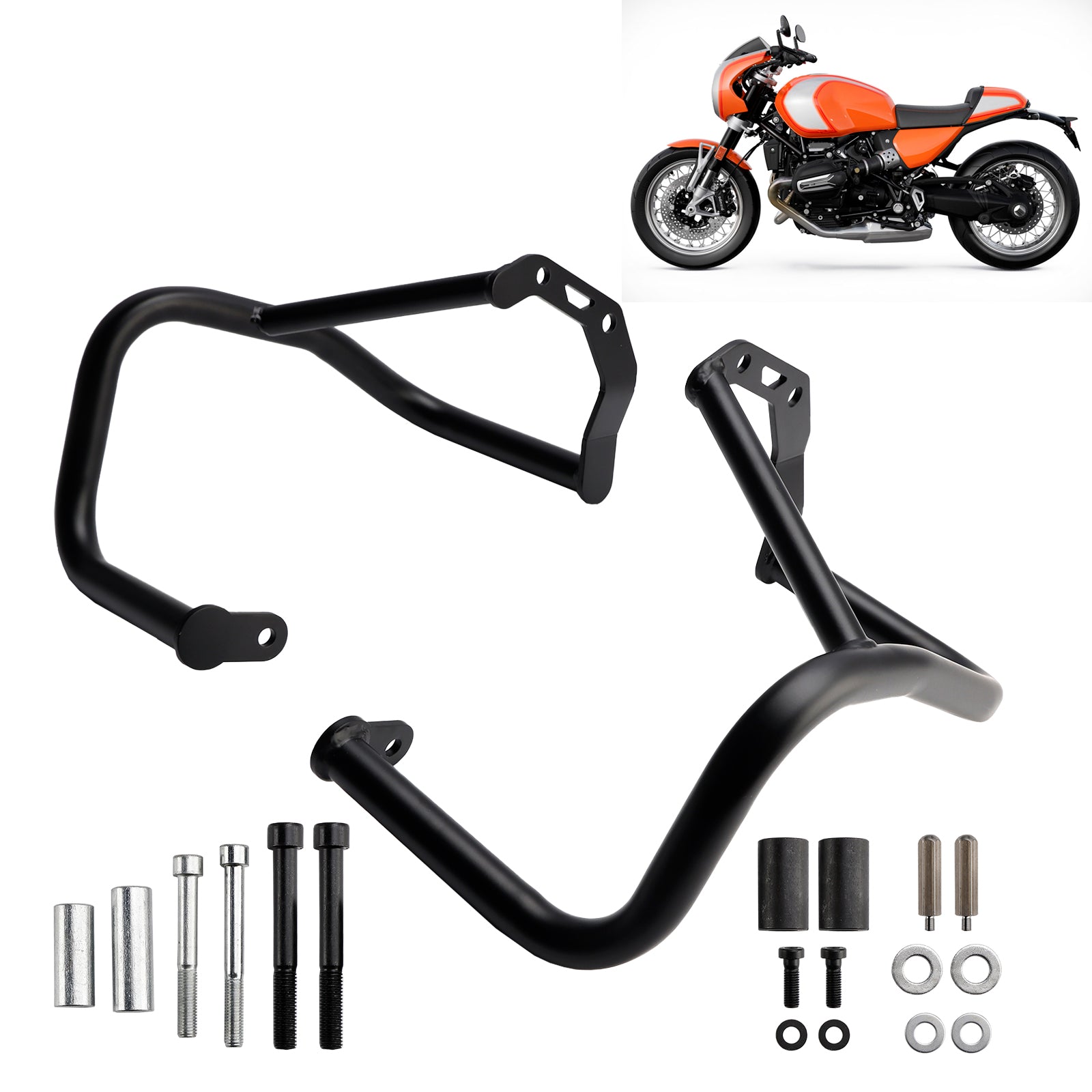 2024-2025 BMW R12 NINET MOTOR GUARD CRASH BAR FRAMS Protector stötfångare