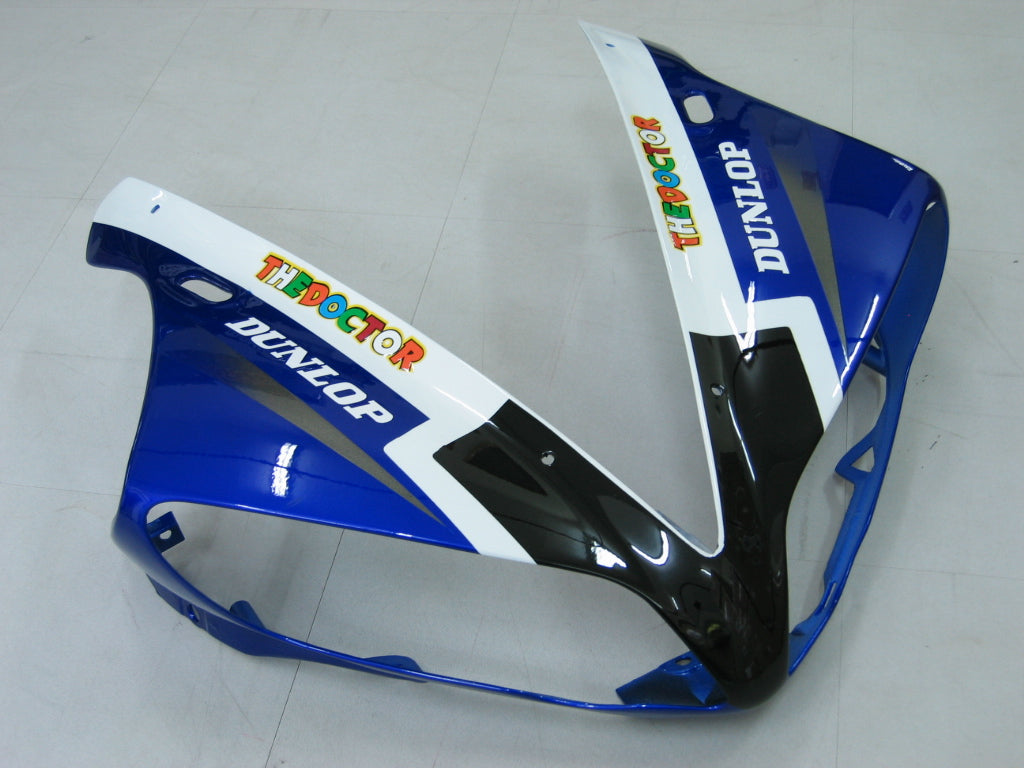 2004-2006 Yamaha YZF-R1 Blauw Wit No.46 Racing stroomlijnkappen Generiek