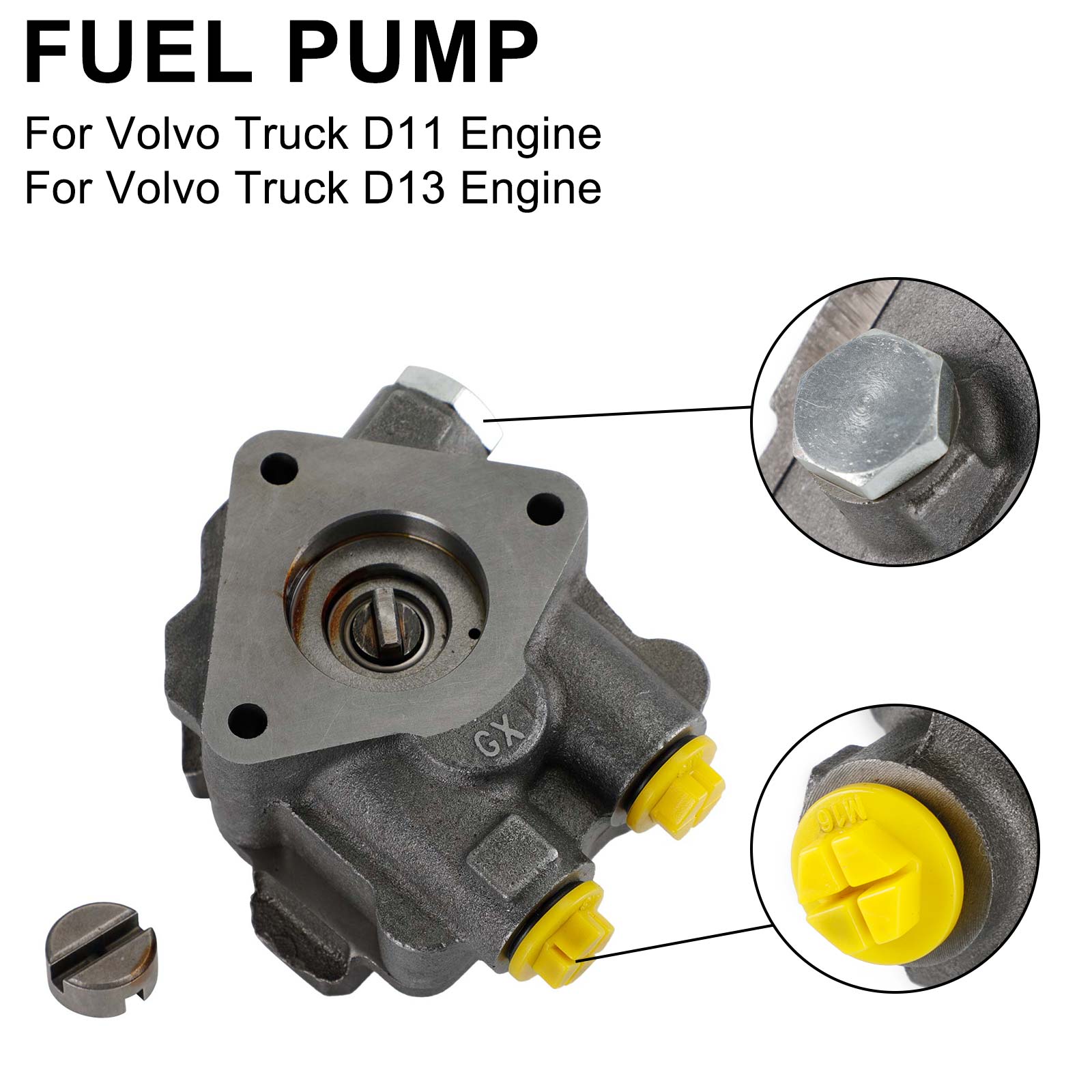 Fuel Pump 20997341 fit Volvo VN VNL VHD Series D11 D13 D16 Engine 85103778