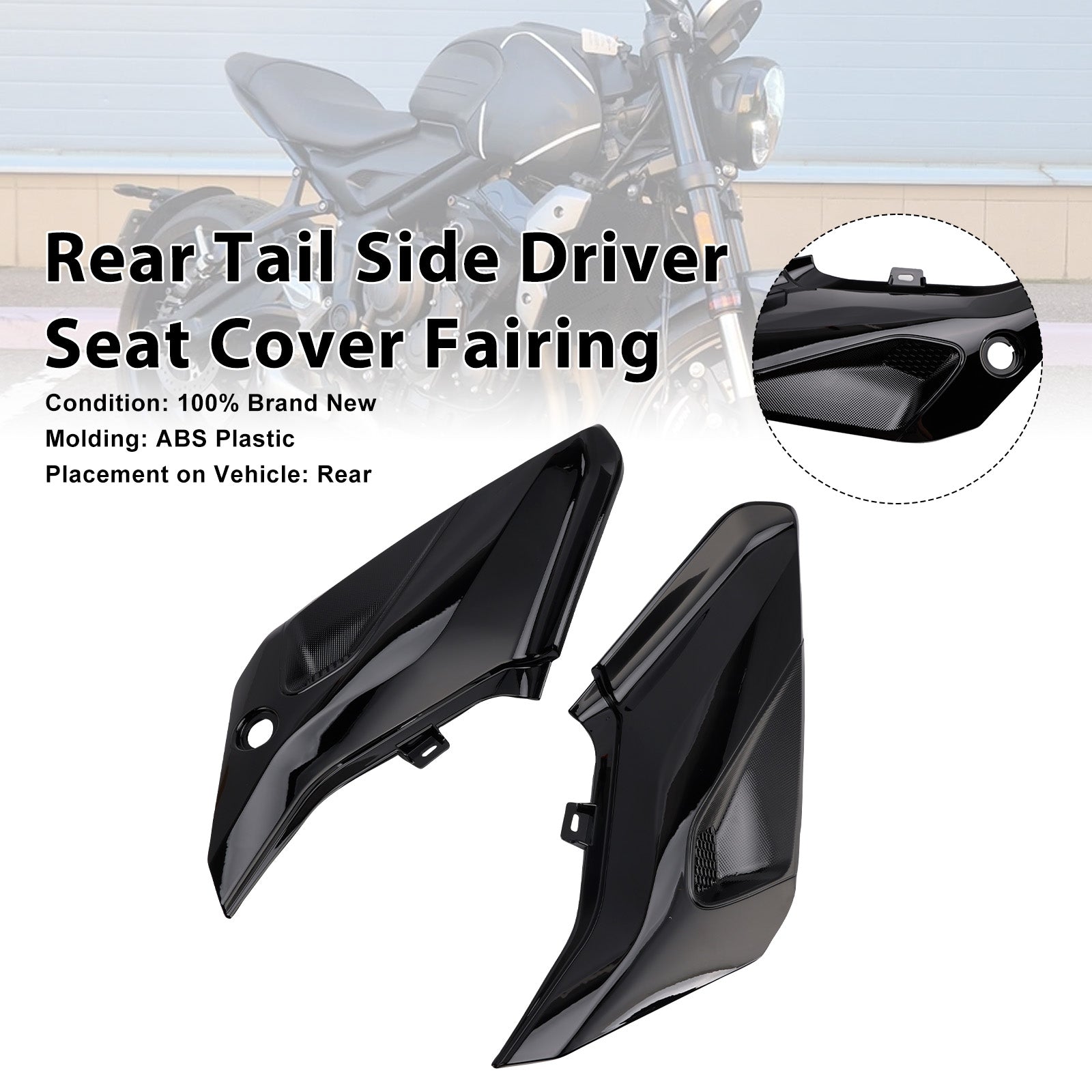 Side Seat Panel Fairing Cowl For Trident 660 2022-2026
