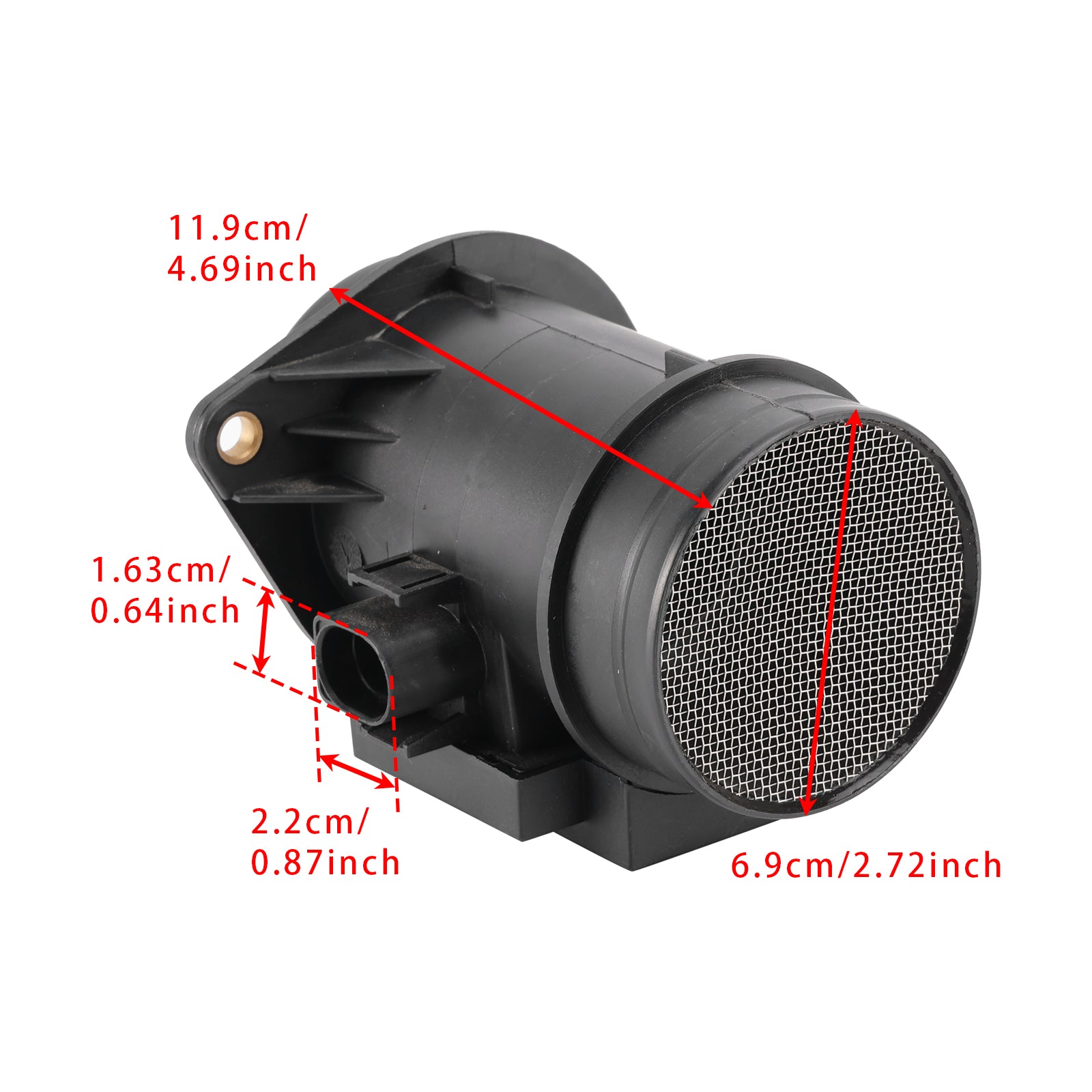 Sensor do medidor de fluxo de ar em massa para Audi A3 8L1 VW Golf IV Passat B5 074906461