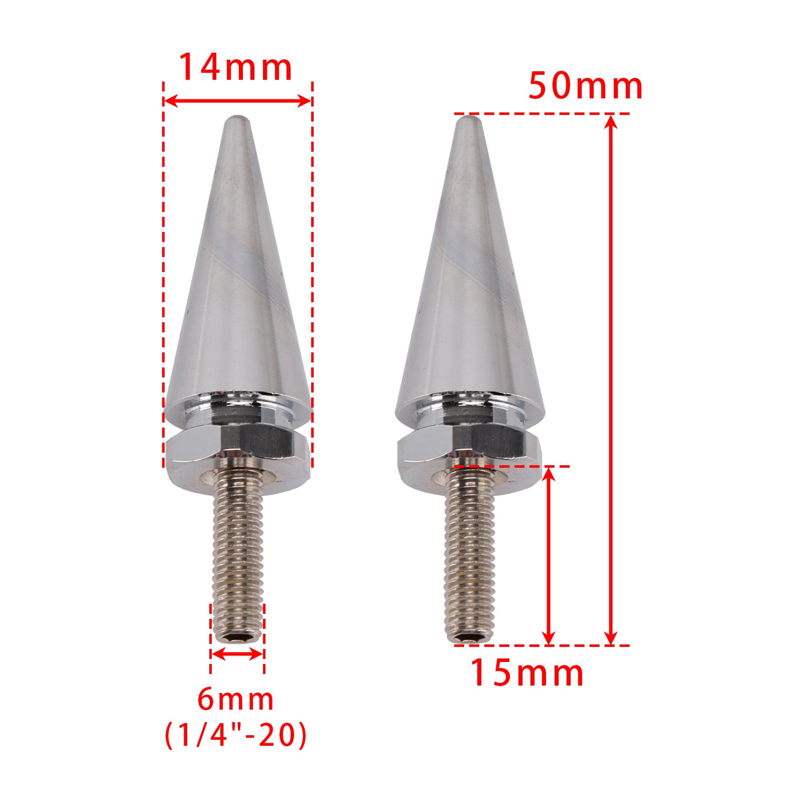 3 puntige windschermbouten zilver voor Electra Glide Tri Glide Street Glide 14-25