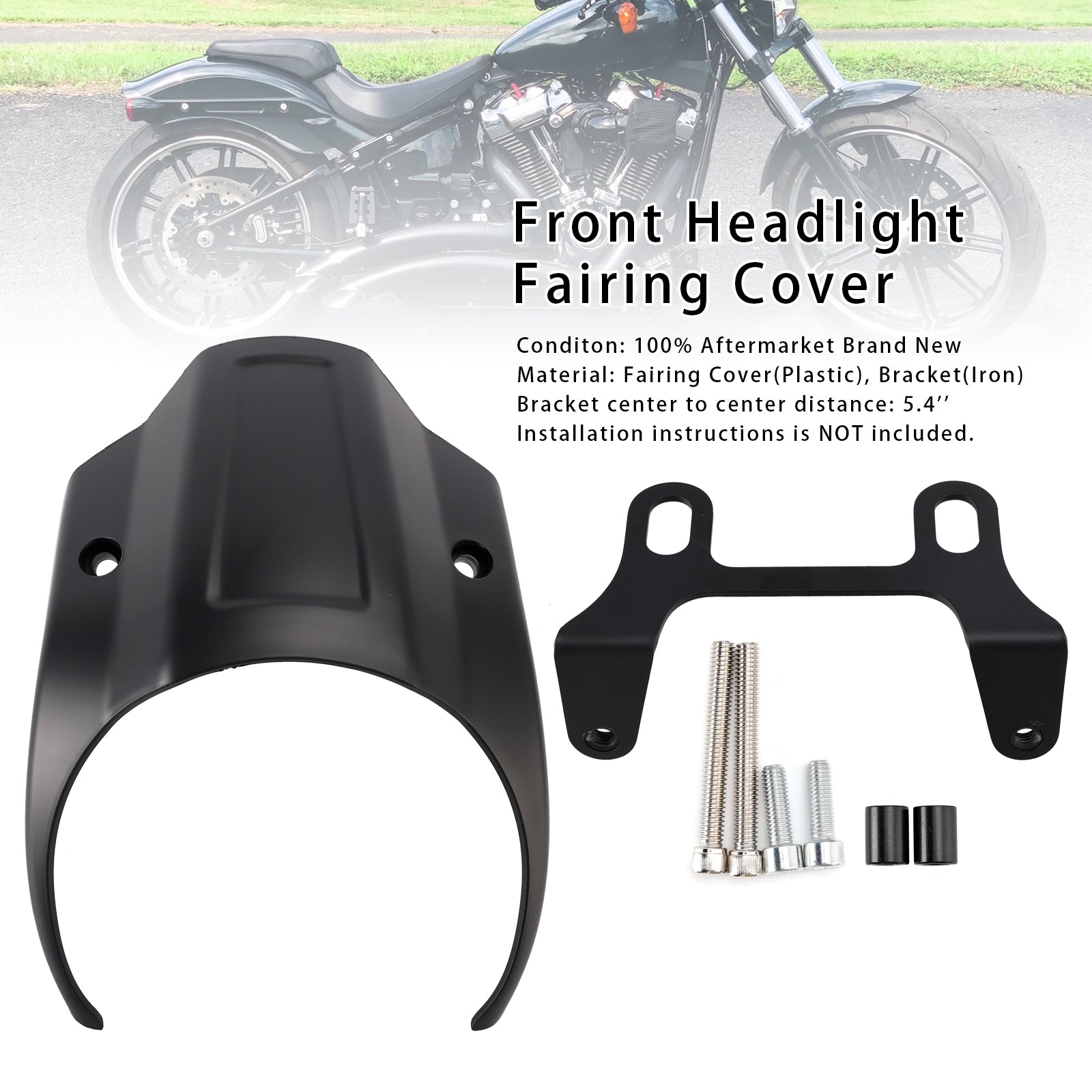 Front Headlight Fairing Cover Fit For Breakout FXBR FXBRS 2018-2024