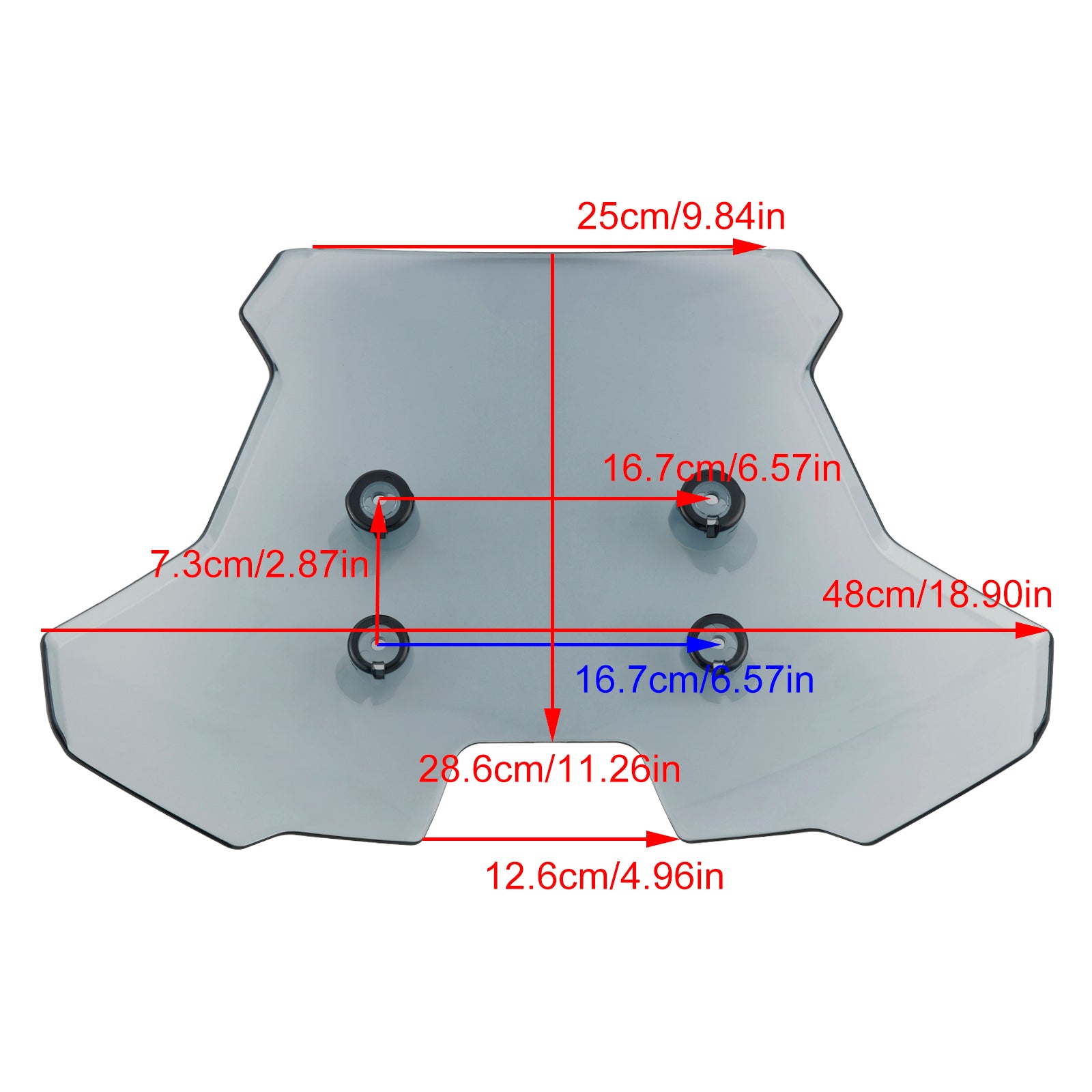 Voorruit Voorruit geschikt voor Suzuki V-STROM 800/DE/DE ADV/Touring 2023-2024