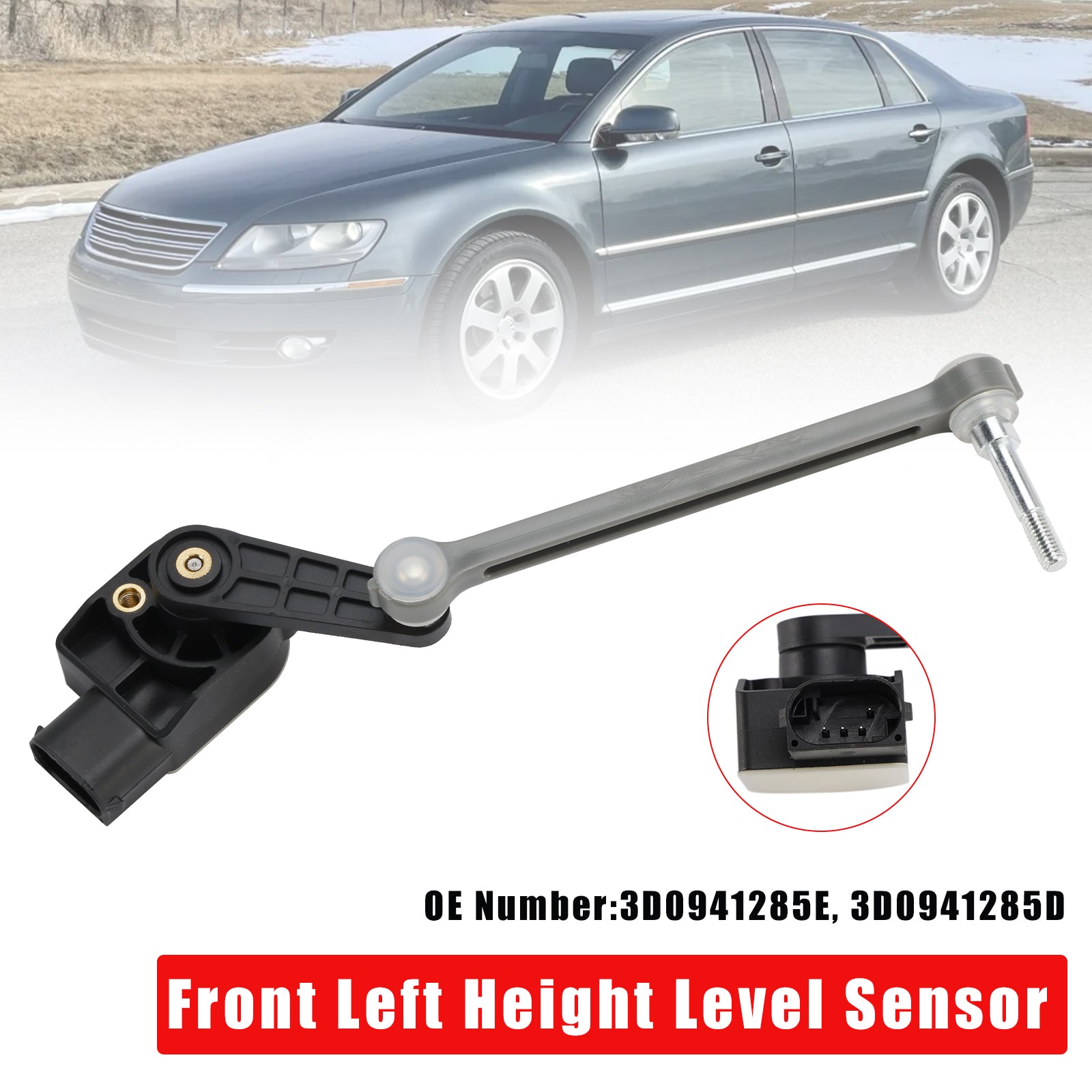 Front Left Height Level Sensor 3D0941285E For VW Phaeton 3D 2002-2016