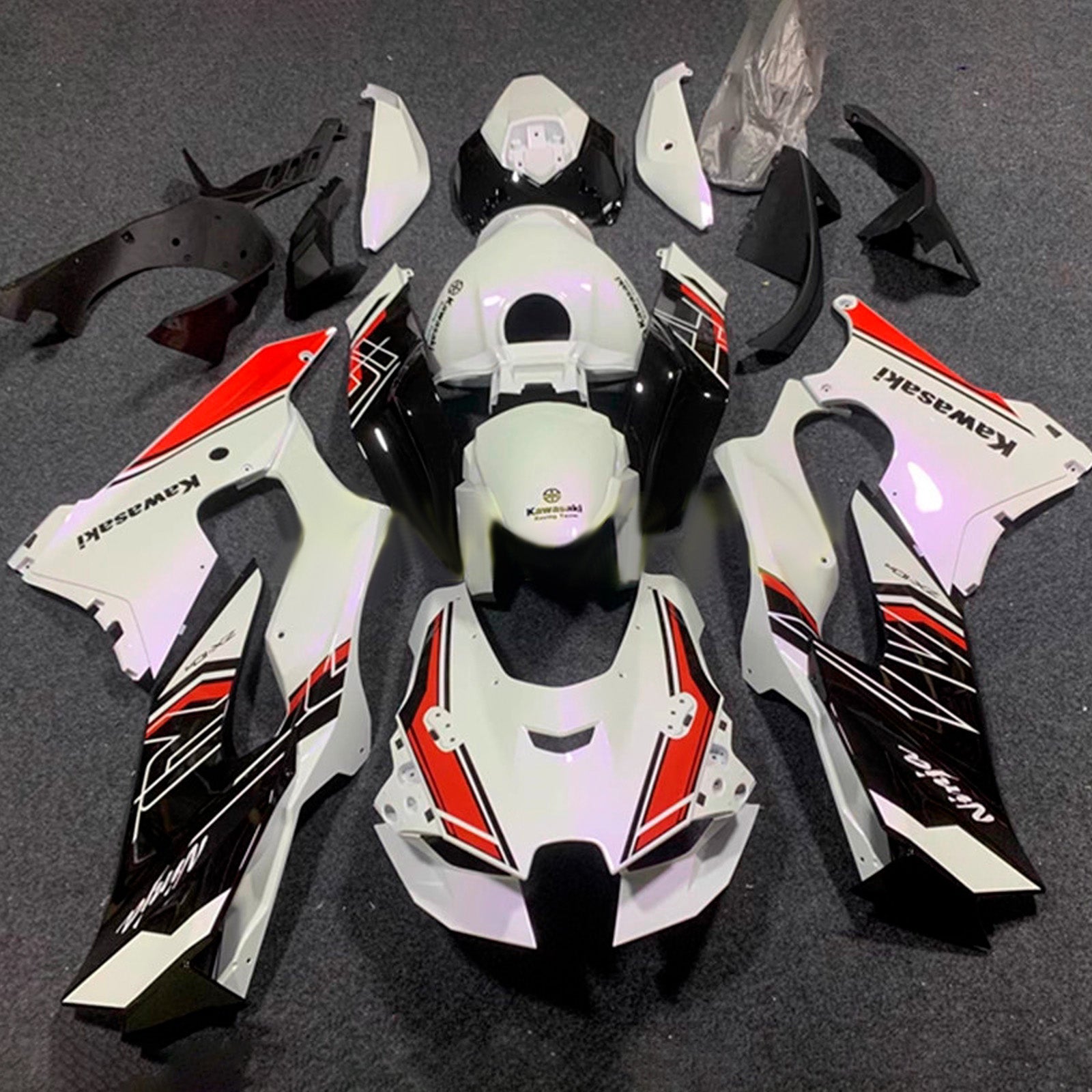 Kit carenatura iniezione Carrozzeria ABS adatto per Kawasaki ZX-10R ZX-10RR 2021-2025