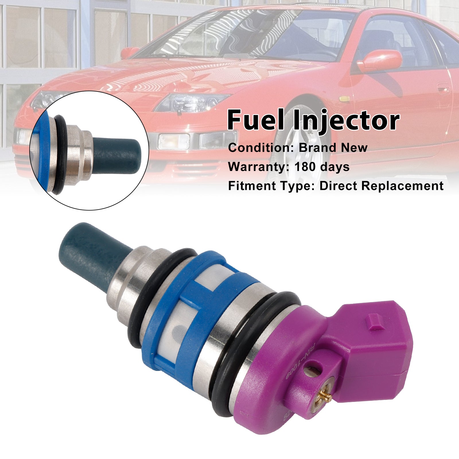 1990-1994 NISSAN Z32 300ZX Twin Turbo 1PCS Inyector de combustible 16600-RR701