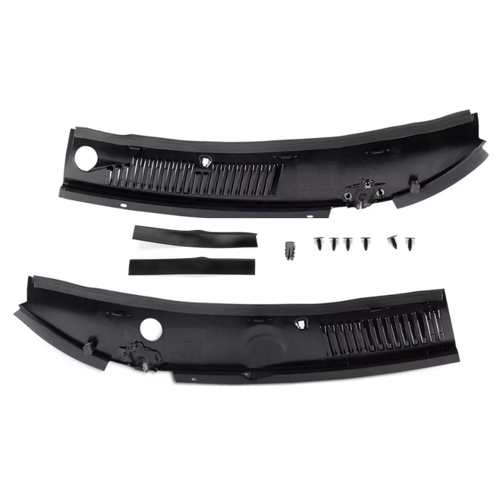 1999-2004 Ford Mustang basis, coupé/cabriolet ruitenwisser raamkap paneelgrille rechts en links 3R3Z6302228AAA