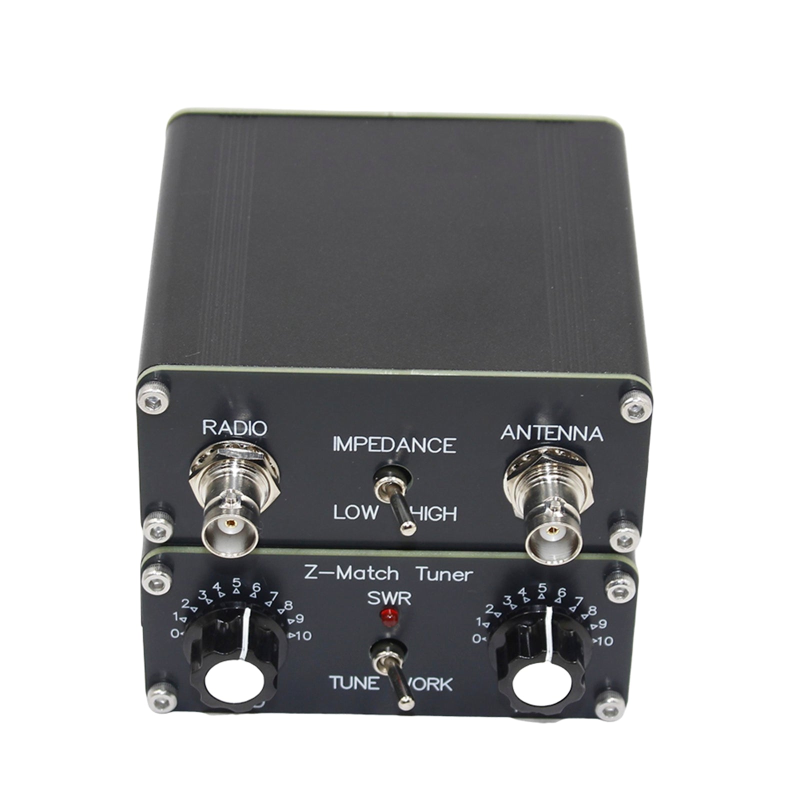 QRP Z-match Manual Anténa 5W TUNER 3-28MHz Z-MATCH QRP Manual Anténny tuner šunka HAM