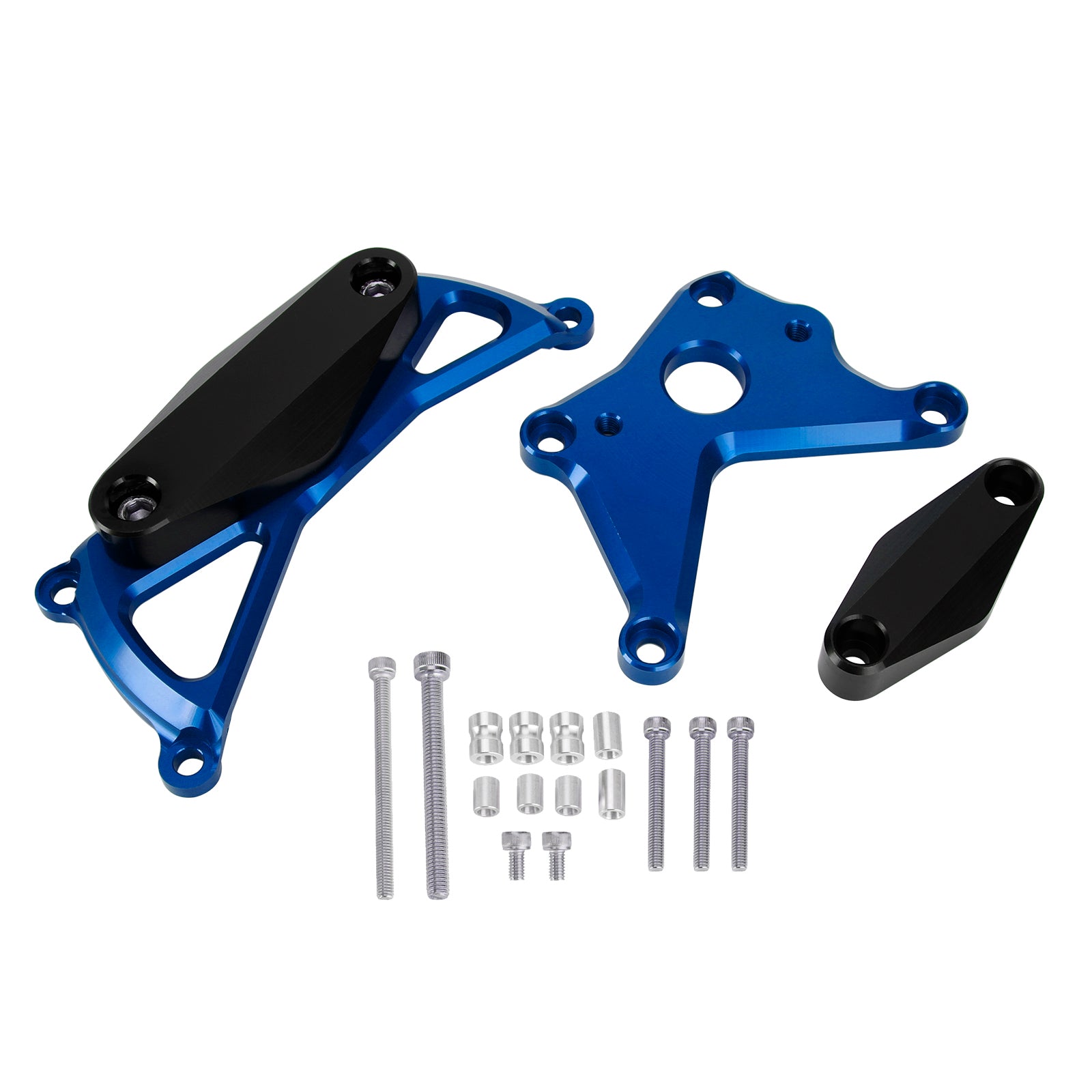 Stator Motorkap Slider Protector Cnc Blauw Voor Suzuki Gsx-S1000/Gt Katana