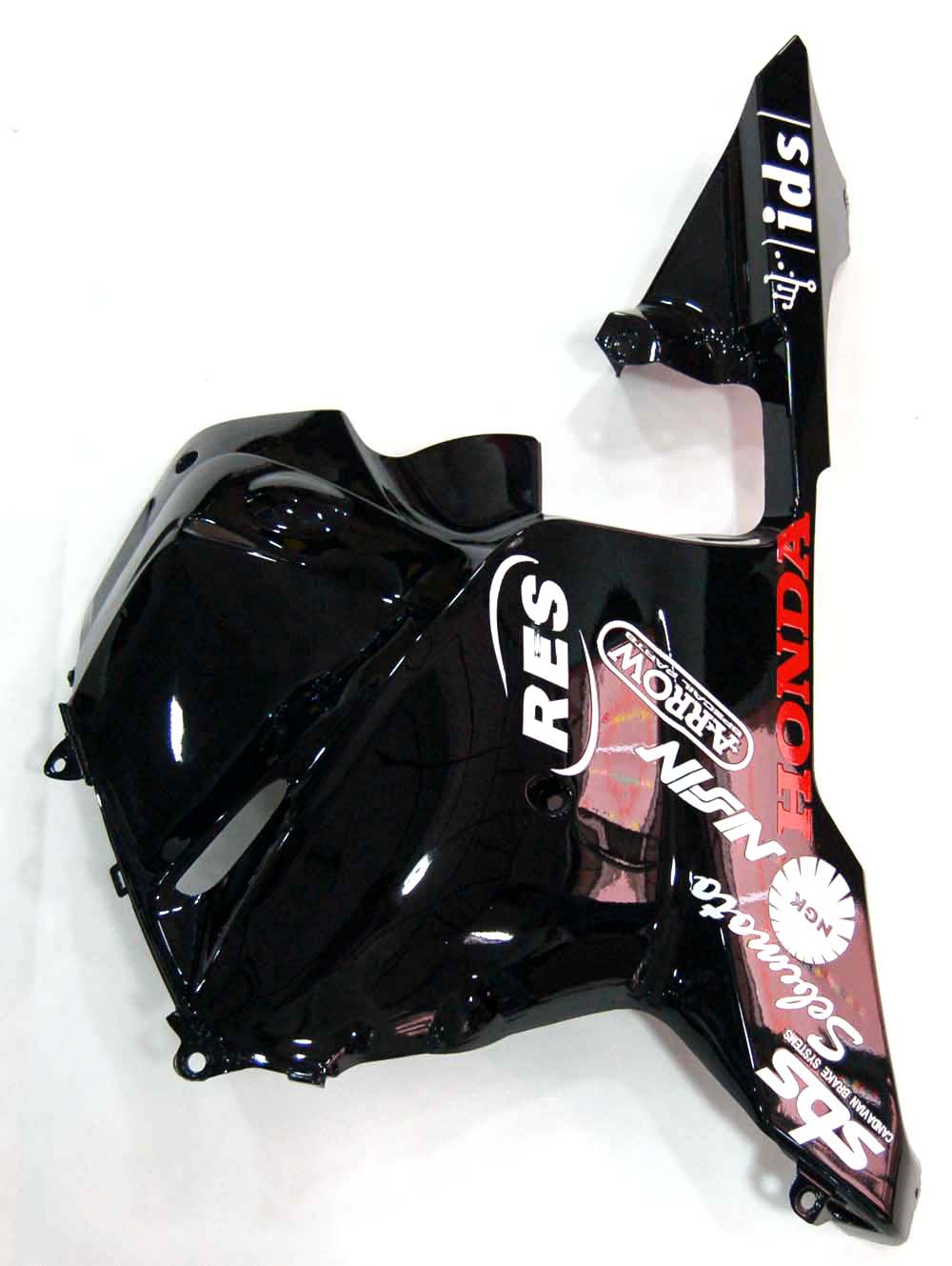 2009-2012 Honda CBR 600 RR wit en zwart Hannspree Racing stroomlijnkappen algemeen