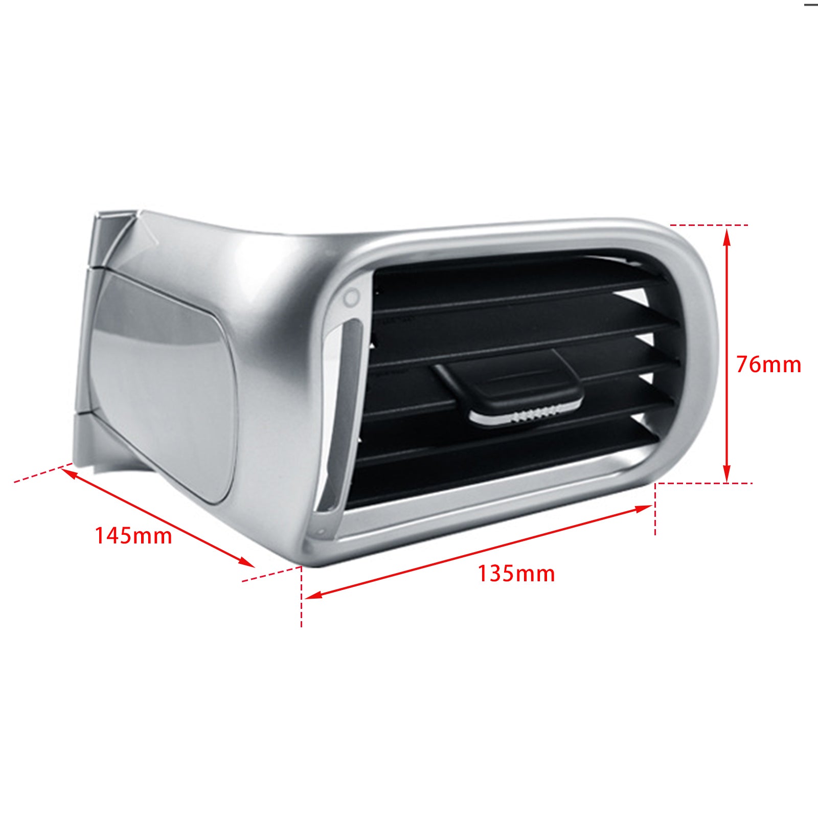 2004-2011 Porsche Targa 997  Front Left AC Vent Cover Silver 99755213105 99755213106