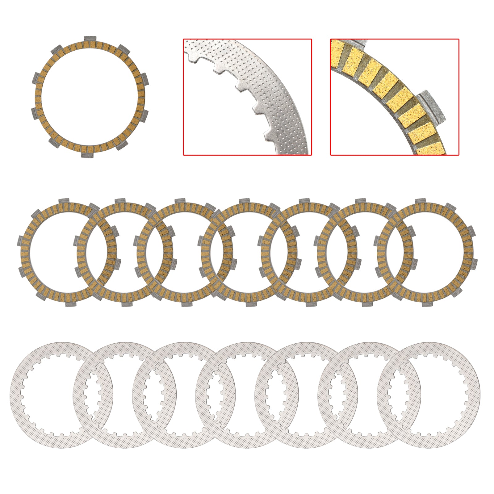 Kit de plaque de Friction d'embrayage adapté pour 90232011000/90232111000 RC390 2014-2015