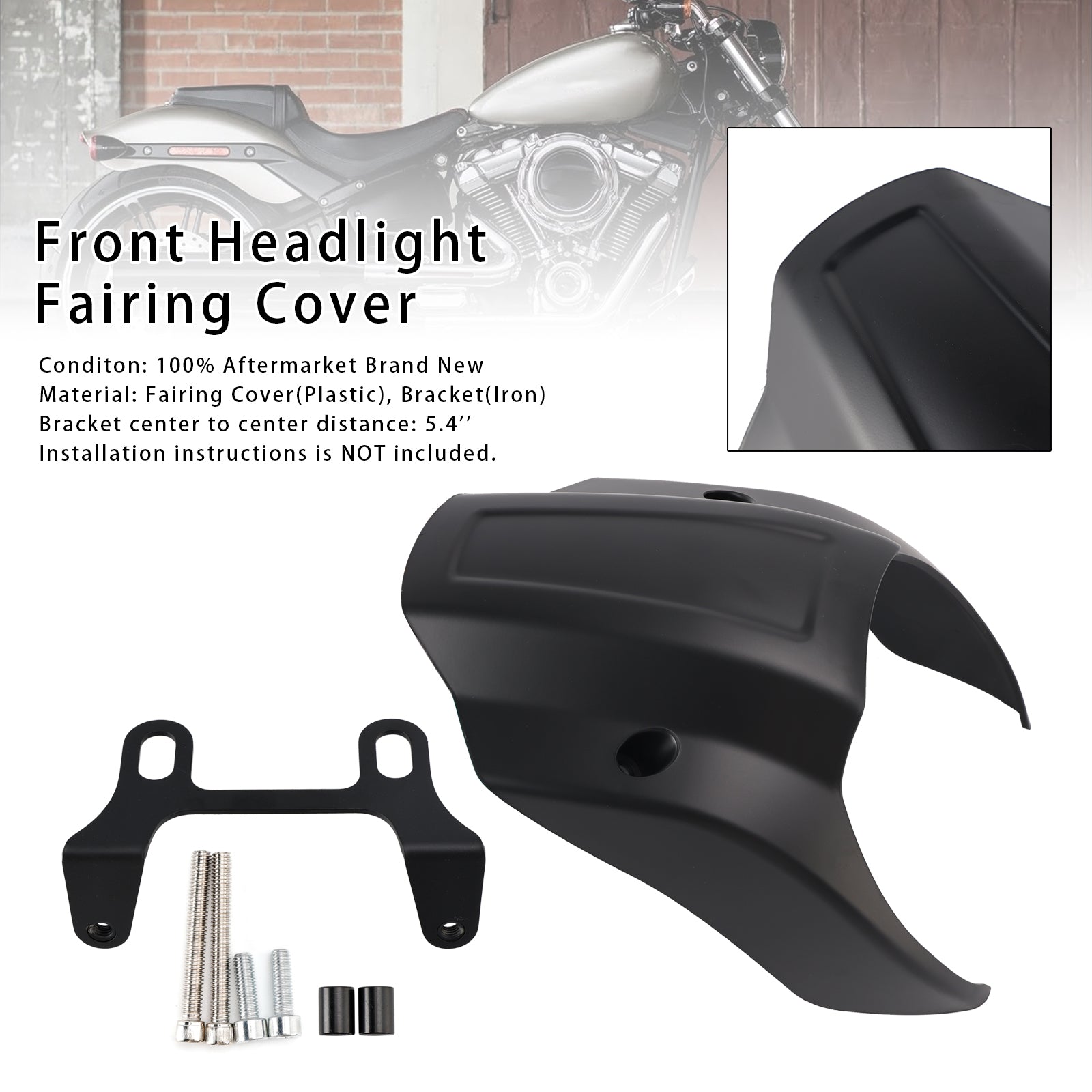 Front Headlight Fairing Cover Fit For Breakout FXBR FXBRS 2018-2024