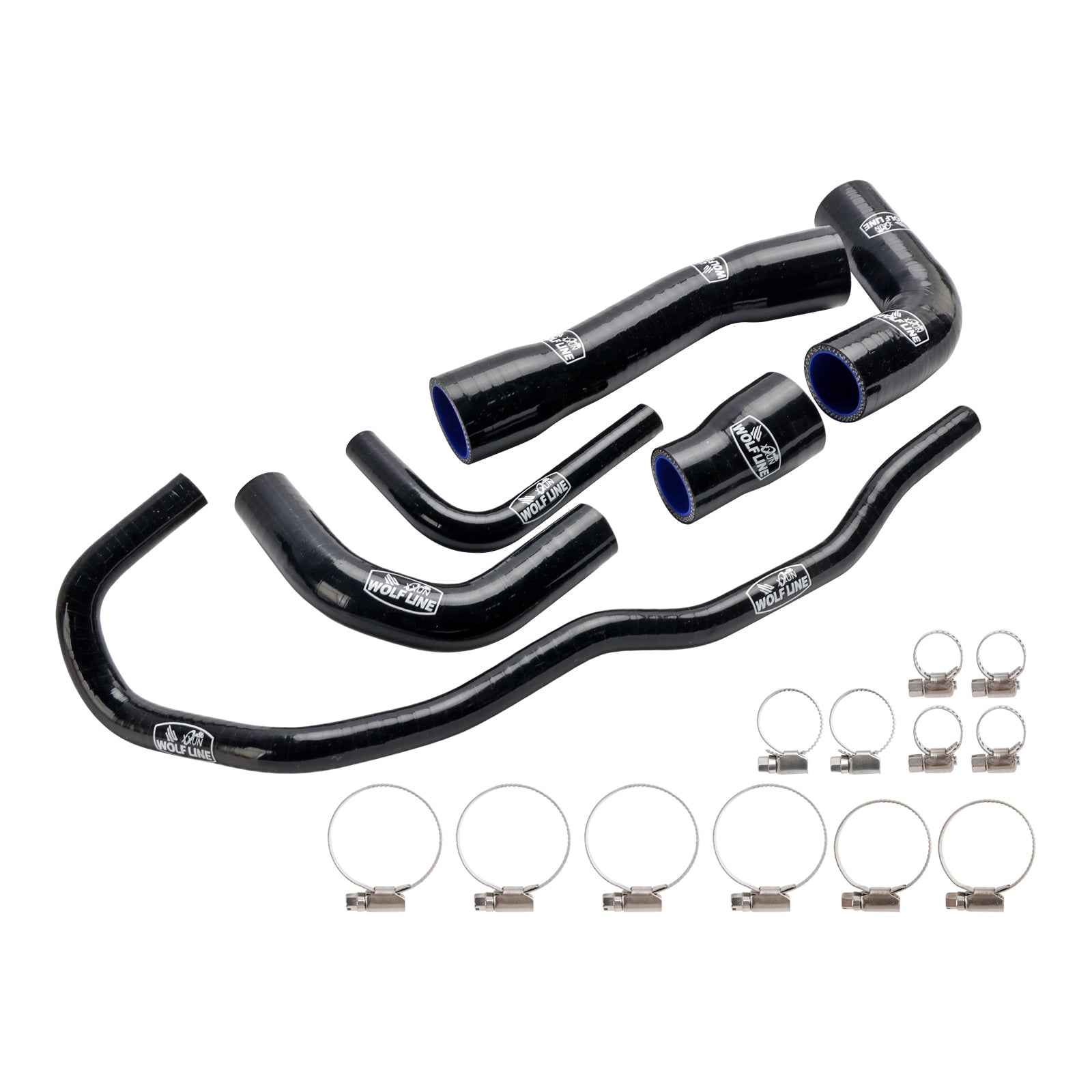 2021-2024 BMW S1000XR Silikon Radiator kjølevæskesett Kit