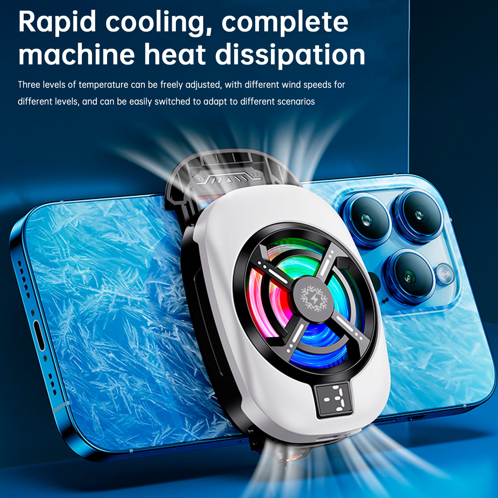 Tl16 Semiconductor Heat Sink Digital Display Fan Cooler Freezing Cool Radiator