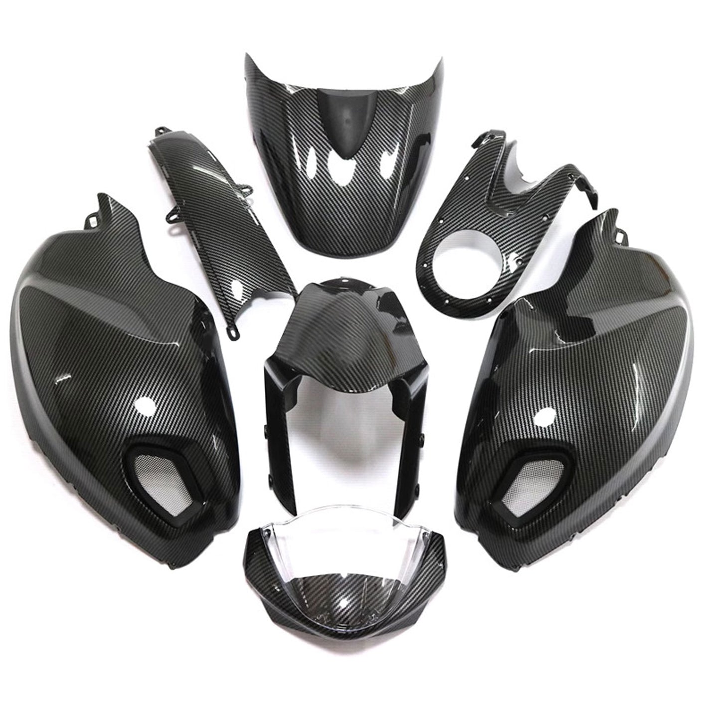 Toute l'année Ducati Monster 696 796 1100 S EVO Kit de carénage d'injection carrosserie