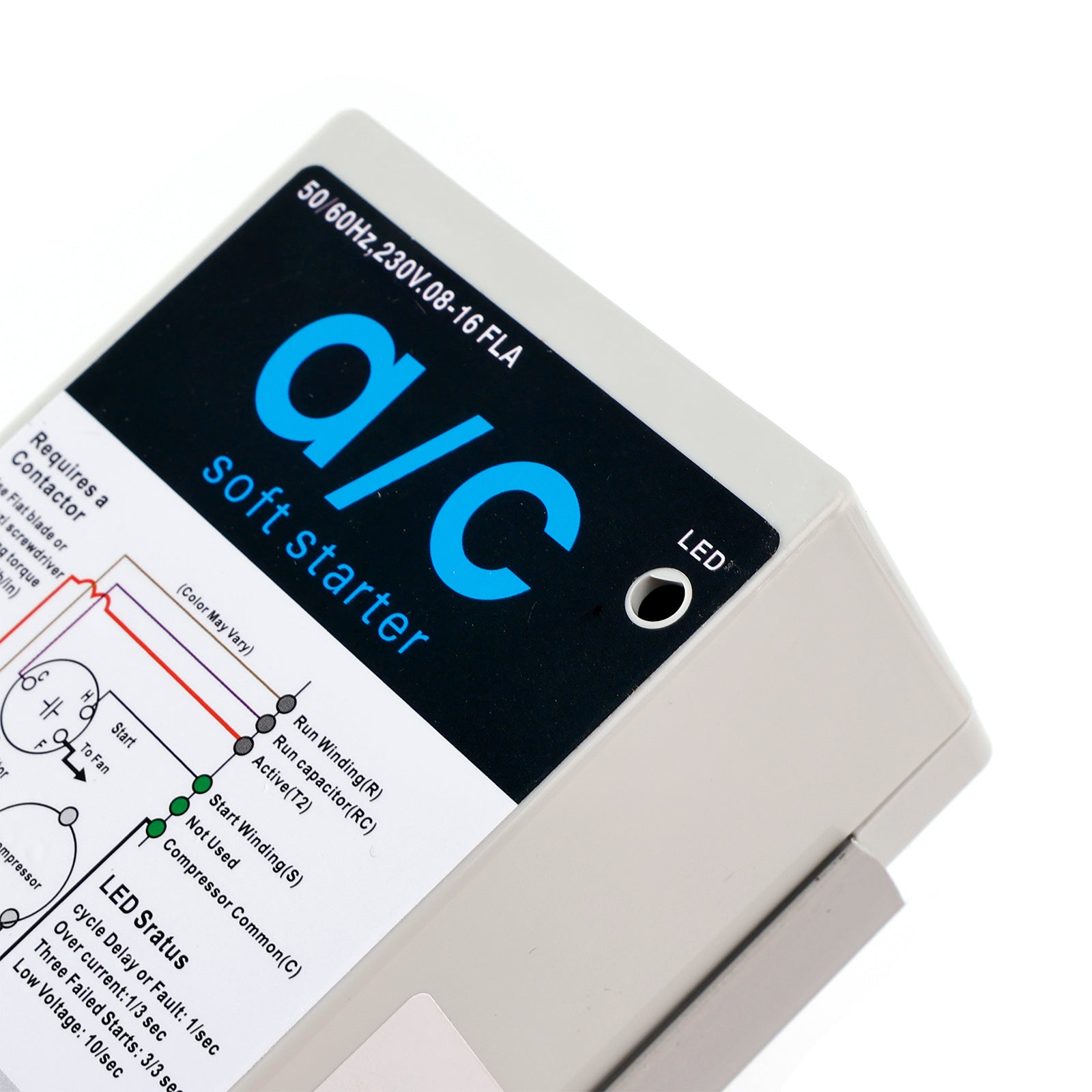 08-16A Soft Start Module For 1.75-3.5 Ton AC Units Reverse Motor Protection