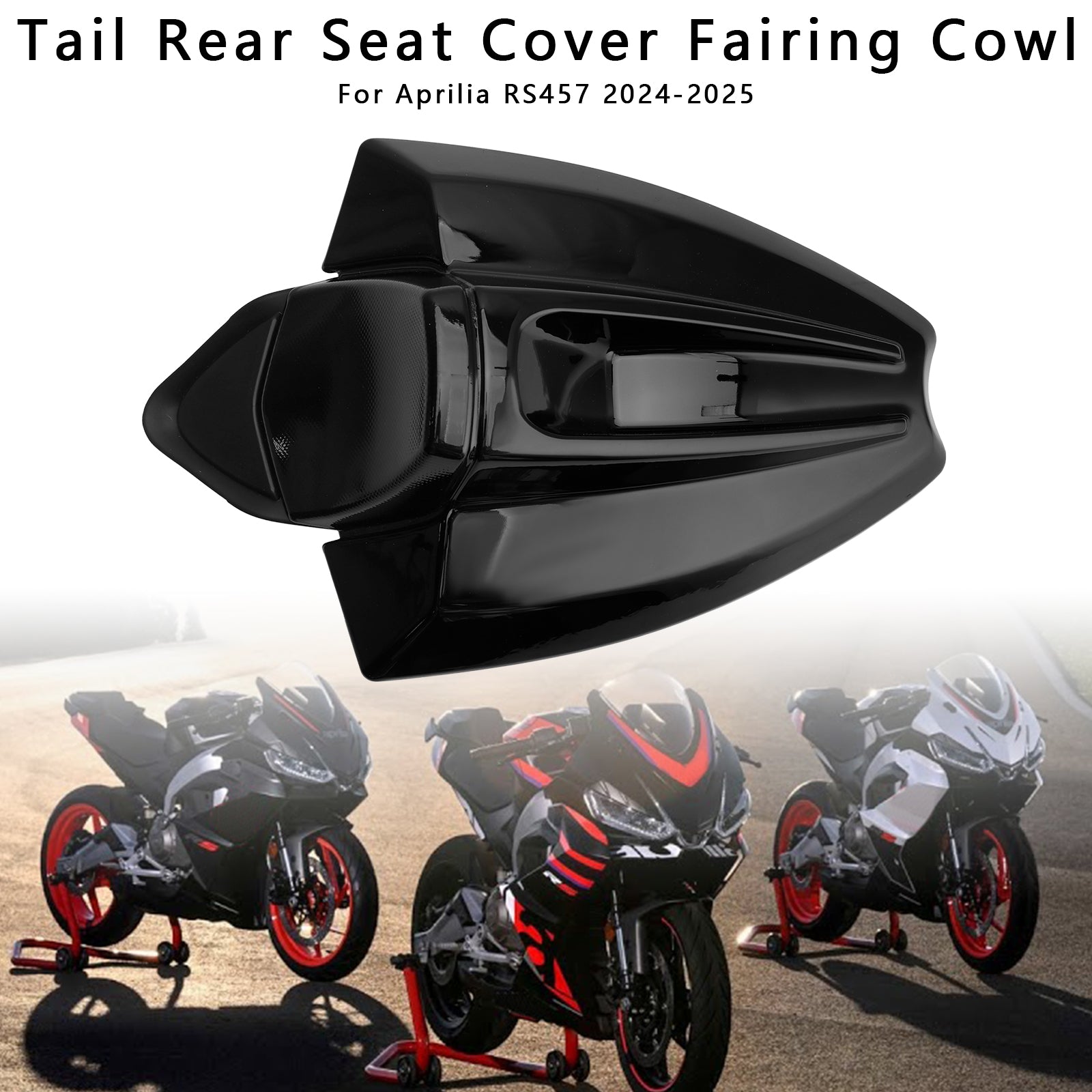 2024-2025 Aprilia Rs 457 Hale baksete deksel Fairing Cowl