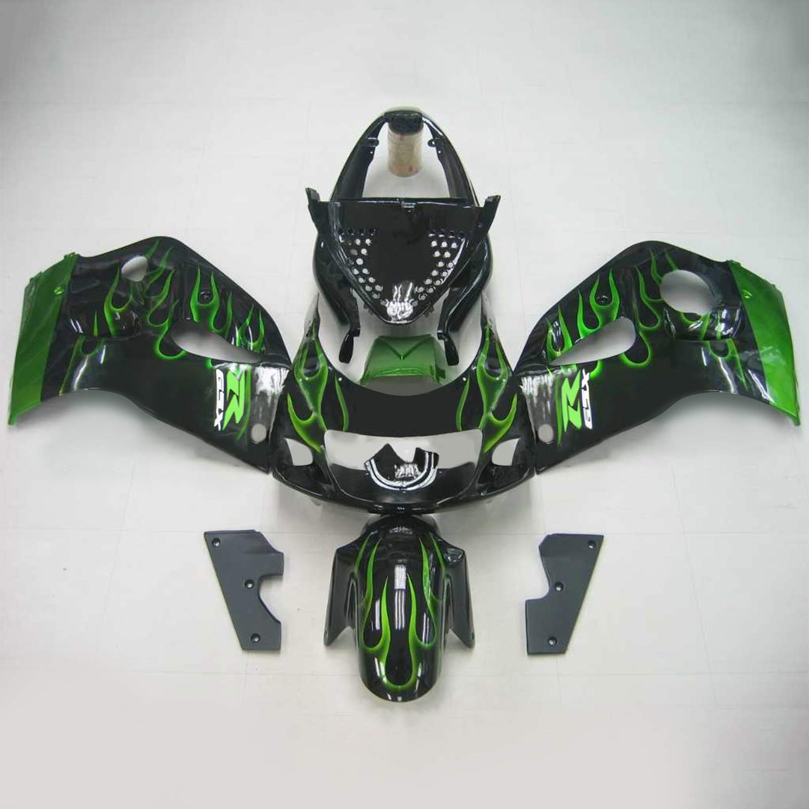 1996-2000 Suzuki GSXR 600/750 Amotopart vstrekovacia kapotážová súprava karosérií Plastické ABS #103