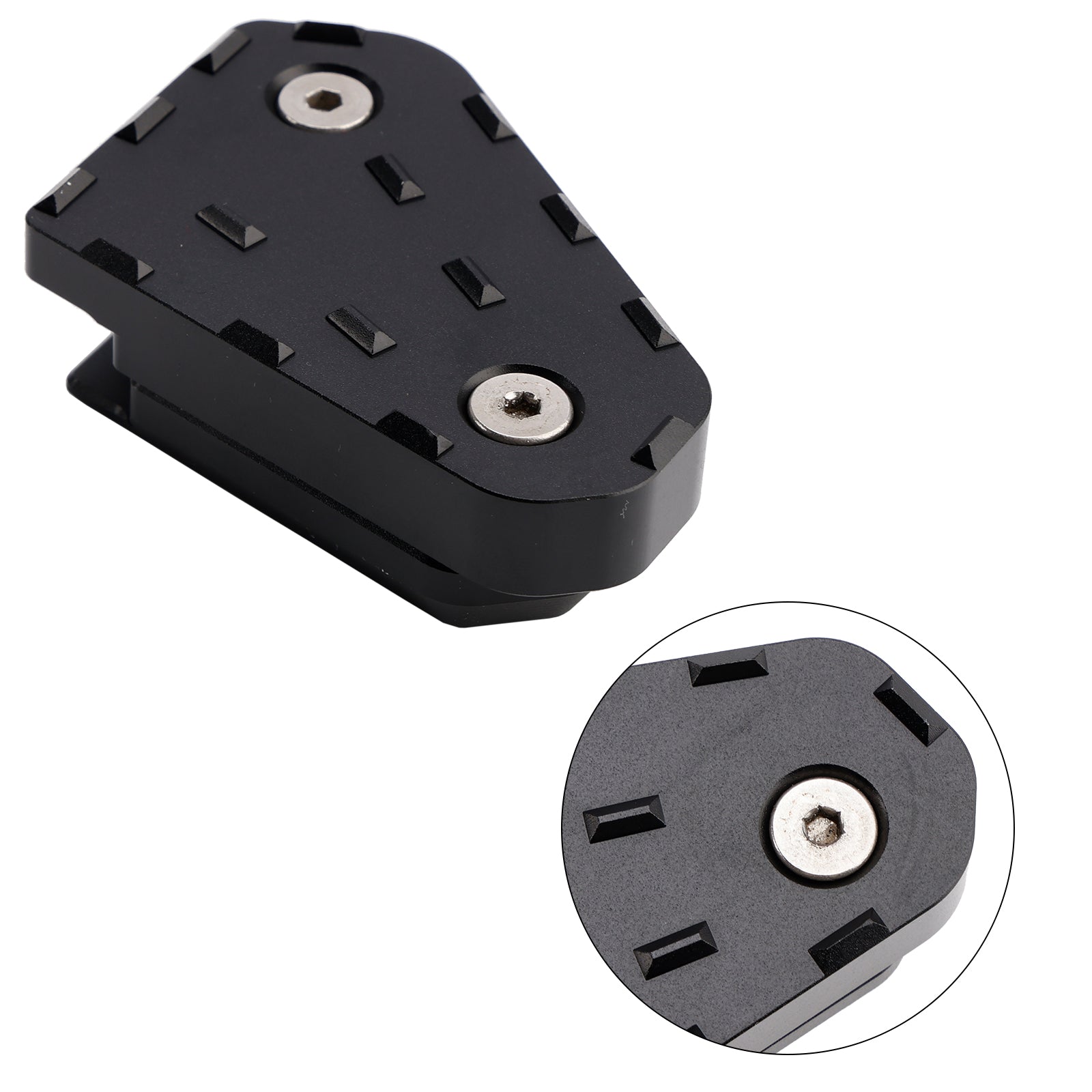 CNC brzdový pedál predĺženie PEG PEG Enlarger Pad pre Multistrada 950 1200 1260 Striebro