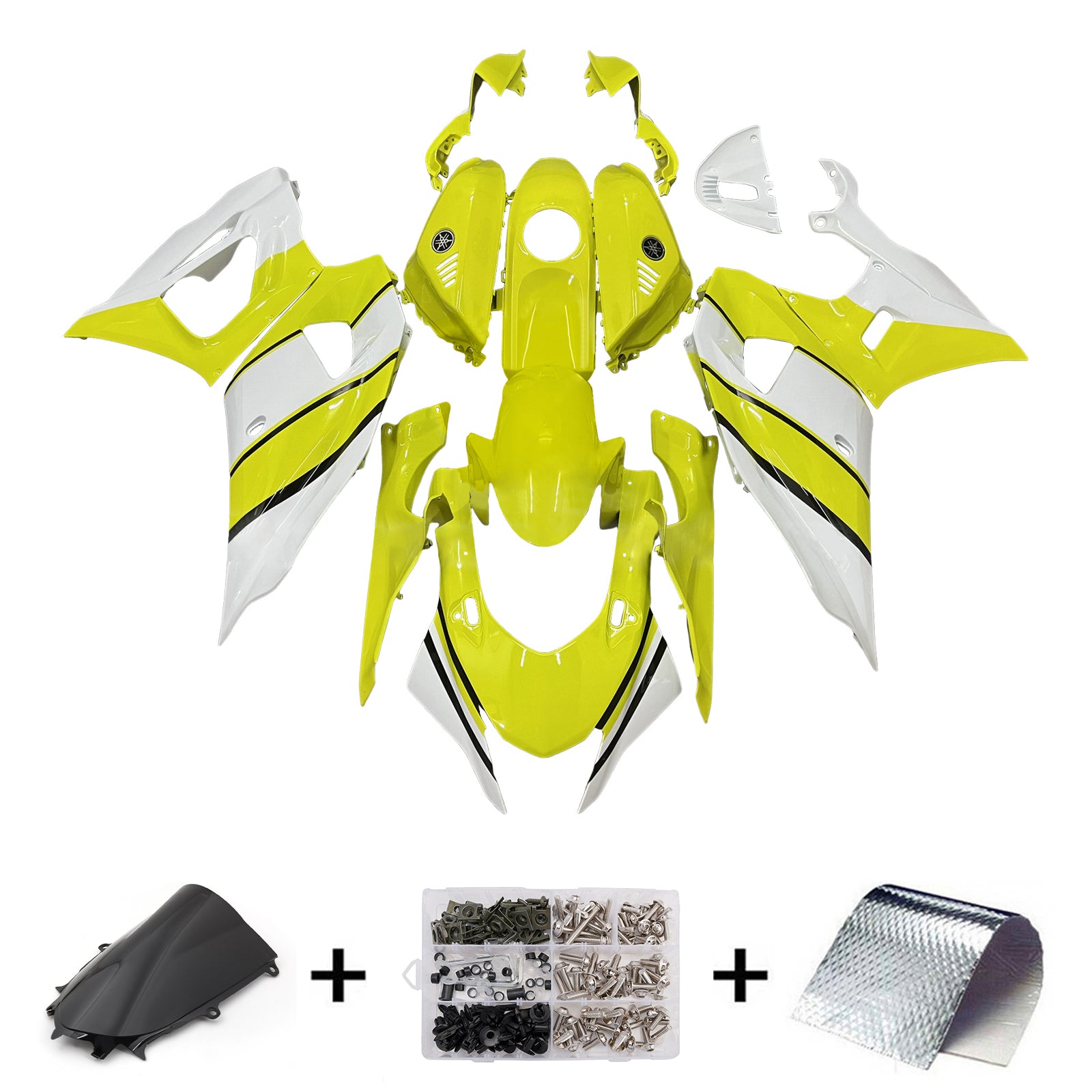 Injectiekuipset carrosserie kunststof ABS geschikt voor Yamaha YZF-R7 2021-2025