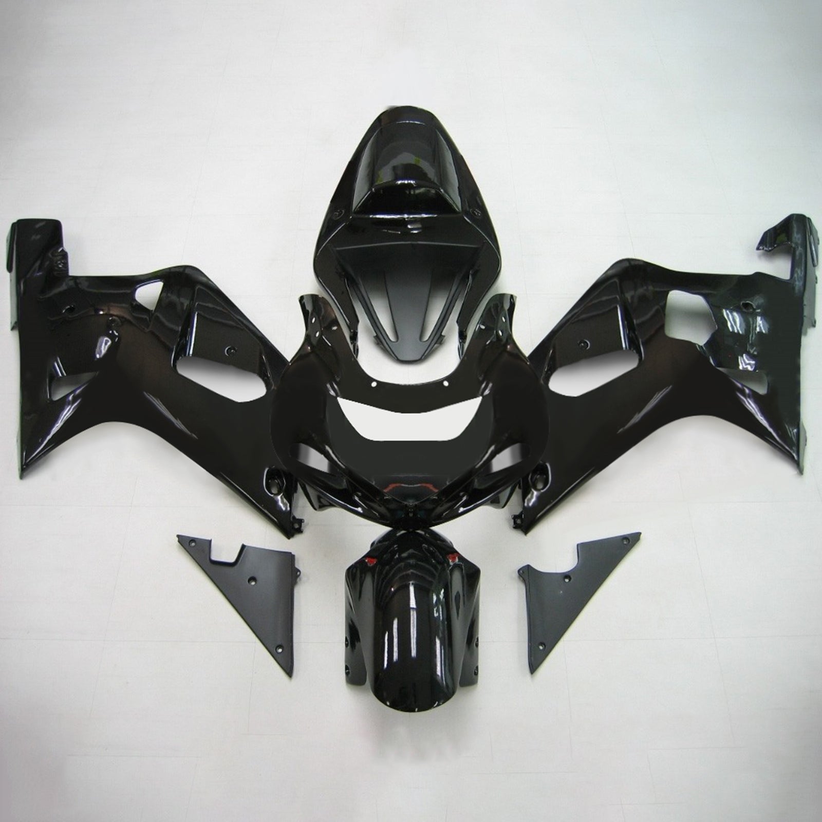 2001-2003 Suzuki GSXR750 K1 Kit de carénage injection AMOTOPART BORDSWORD PLASTIQUE ABS # 114