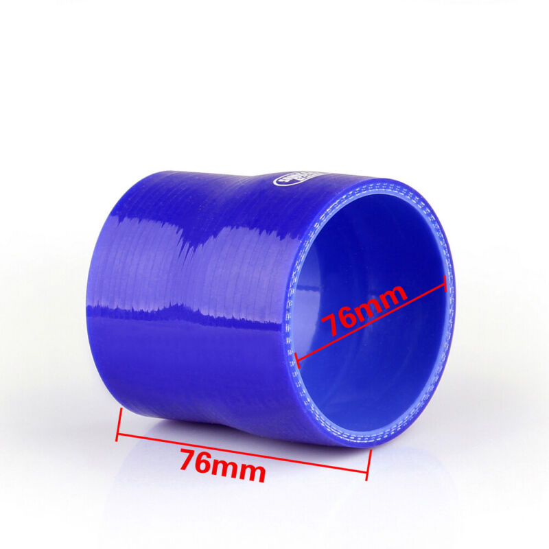 Réducteurs 0 degrés 70 76mm, tuyau en Silicone, coupleur de refroidisseur intermédiaire, admission Turbo