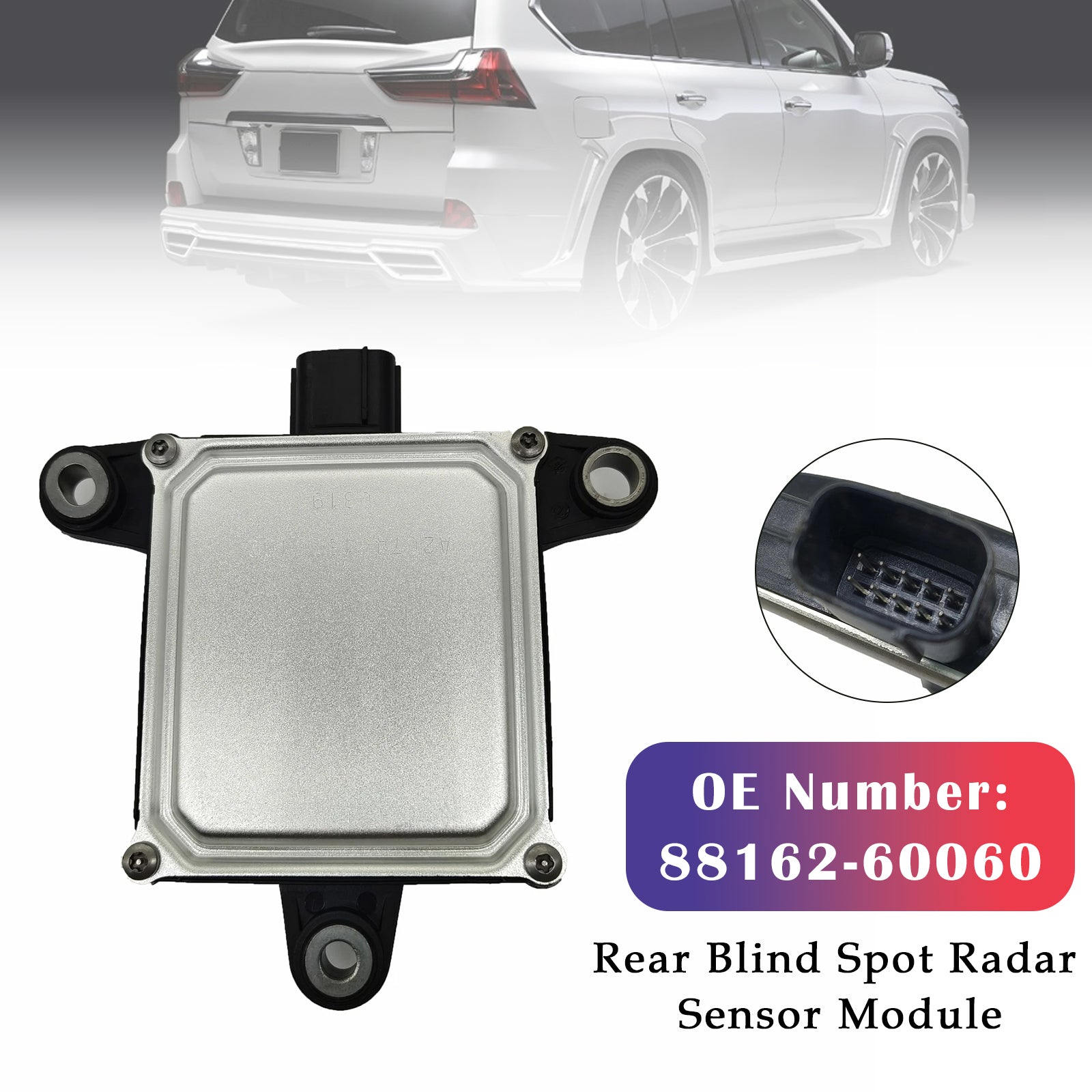 Rear Blind Spot Radar Sensor Module 88162-60060 For Lexus LX570 2016-2021