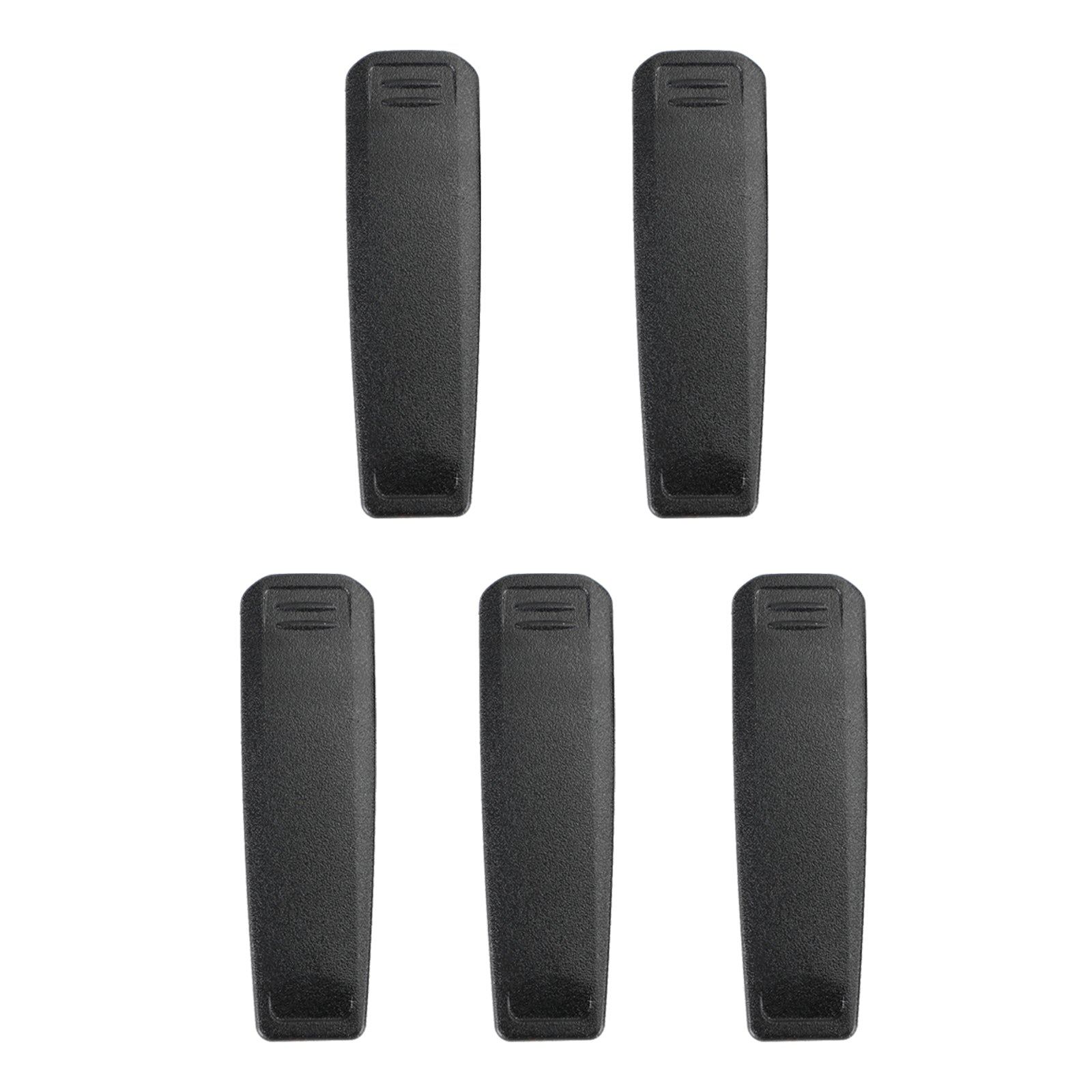 5X Clip de bolsillo trasero Clip de cinturón apto para Walkie Talkie ICOM IC-V88 IC-U88 IC-F1000