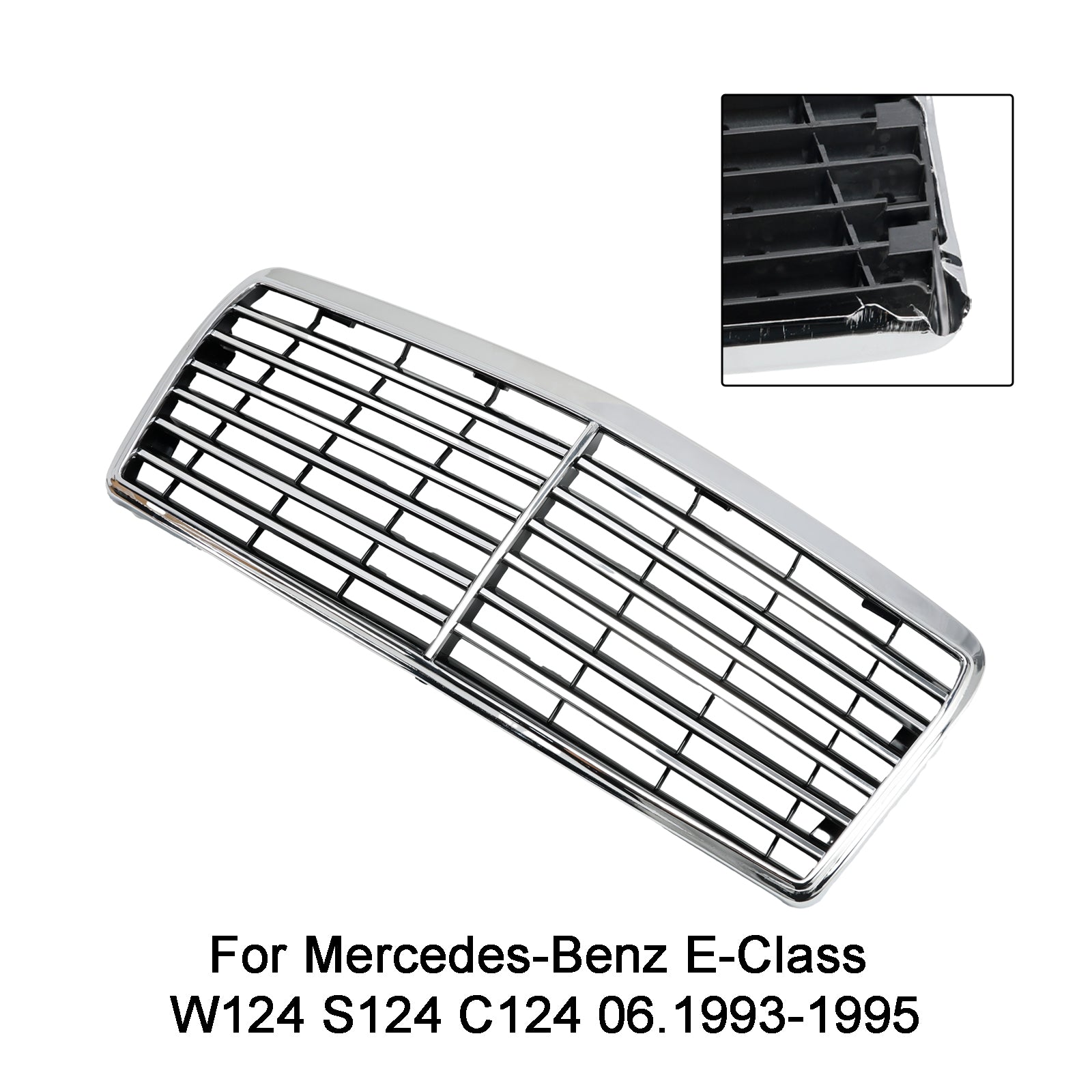 1993-1995 Mercedes-Benz E-Class W124 S124 C124 Front Bumper Grille Grill