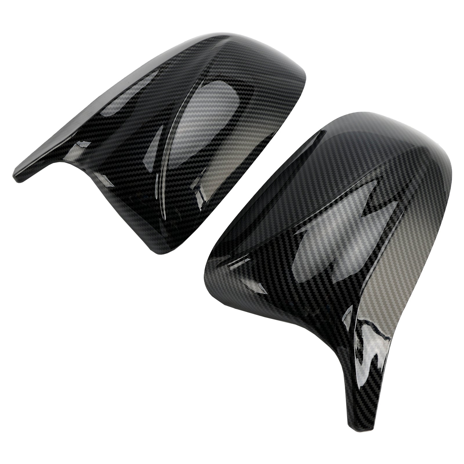 2018-2022 BMW x3/x4/ix3 2Pcs Gloss Carbon Fiber Pattern Door Wing Mirror Cover
