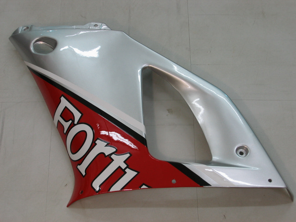 1998-1999 Yamaha YZF-R1 Red Silver No.7 Fortuna Racing Amotopart Fairings Customs Fairing