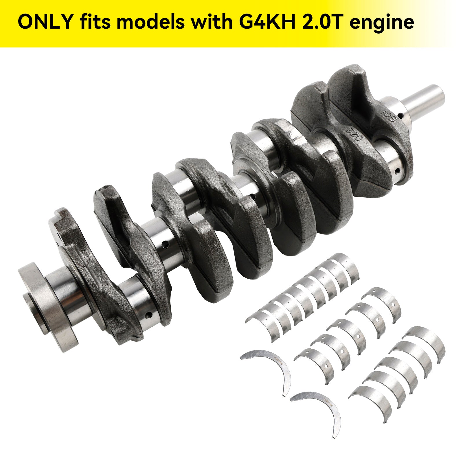 G4KH 2.0T Engine Crankshaft+Main & Rod Bearing Kit for Hyundai Sonata Kia Optima