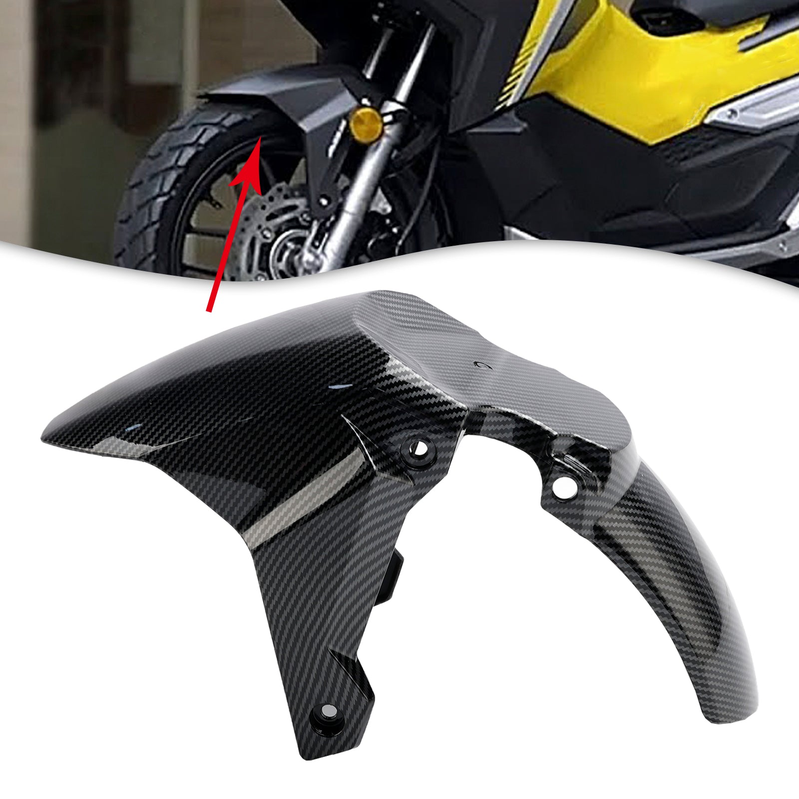 Front Fender Mudguard Fairing Cowl For Honda ADV 160 2023-2024