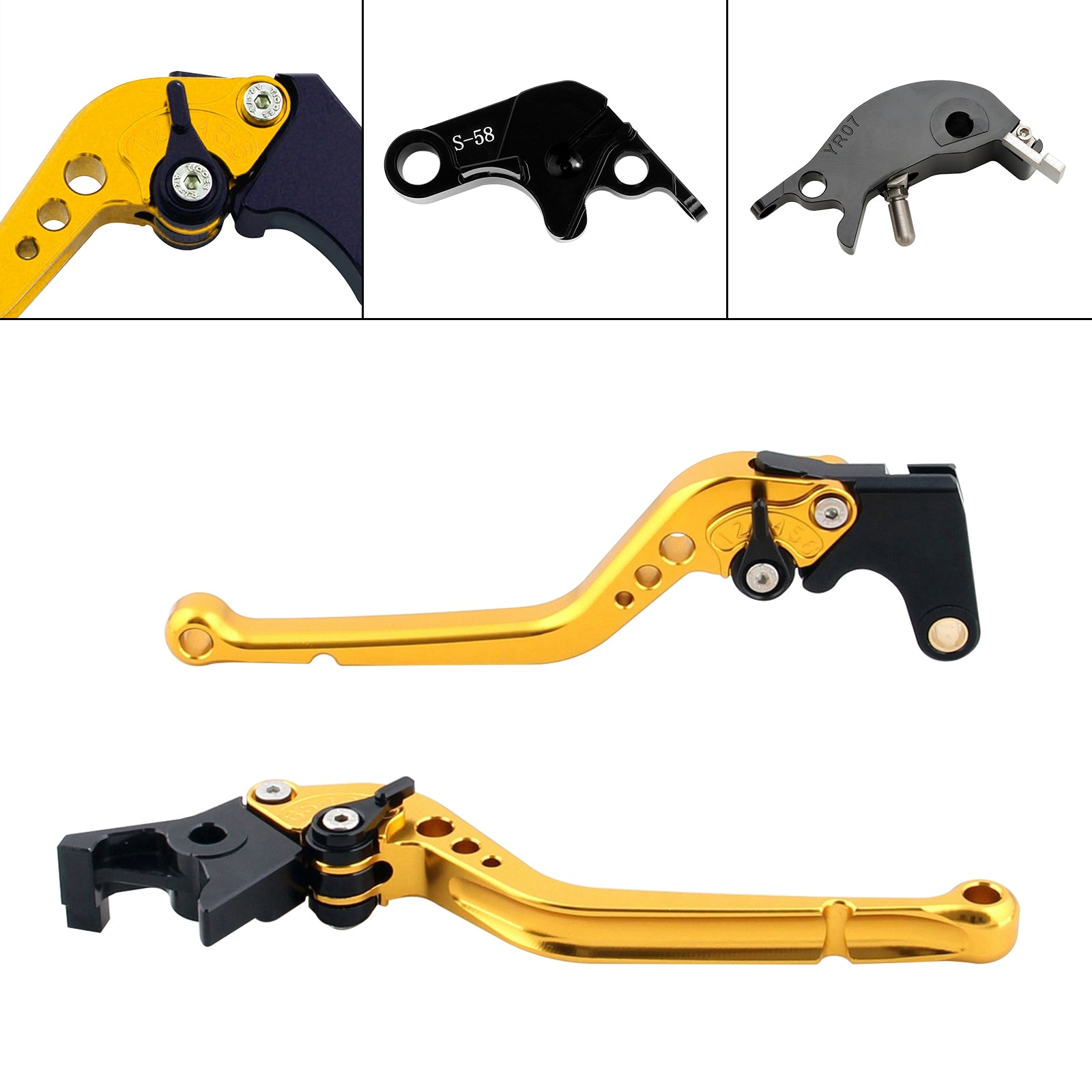 Long Clutch Brake Lever fit for YAMAHA YZF R7 MT-10/SP FZ-10/SP 2022-23
