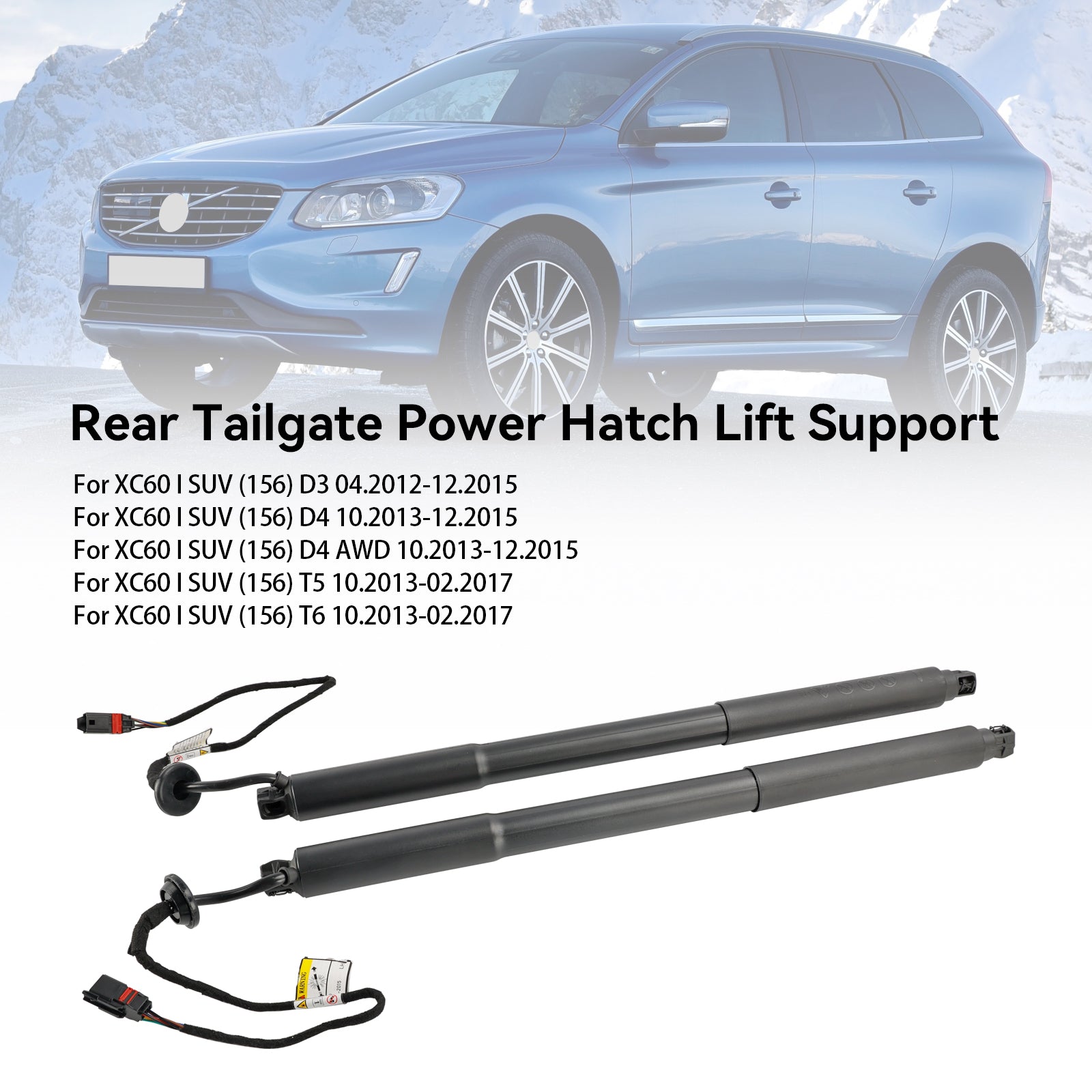 2PCS Power Liftgates Lift Support 31386705 31386706 Fit Volvo XC60 T5 T6 2013-2017