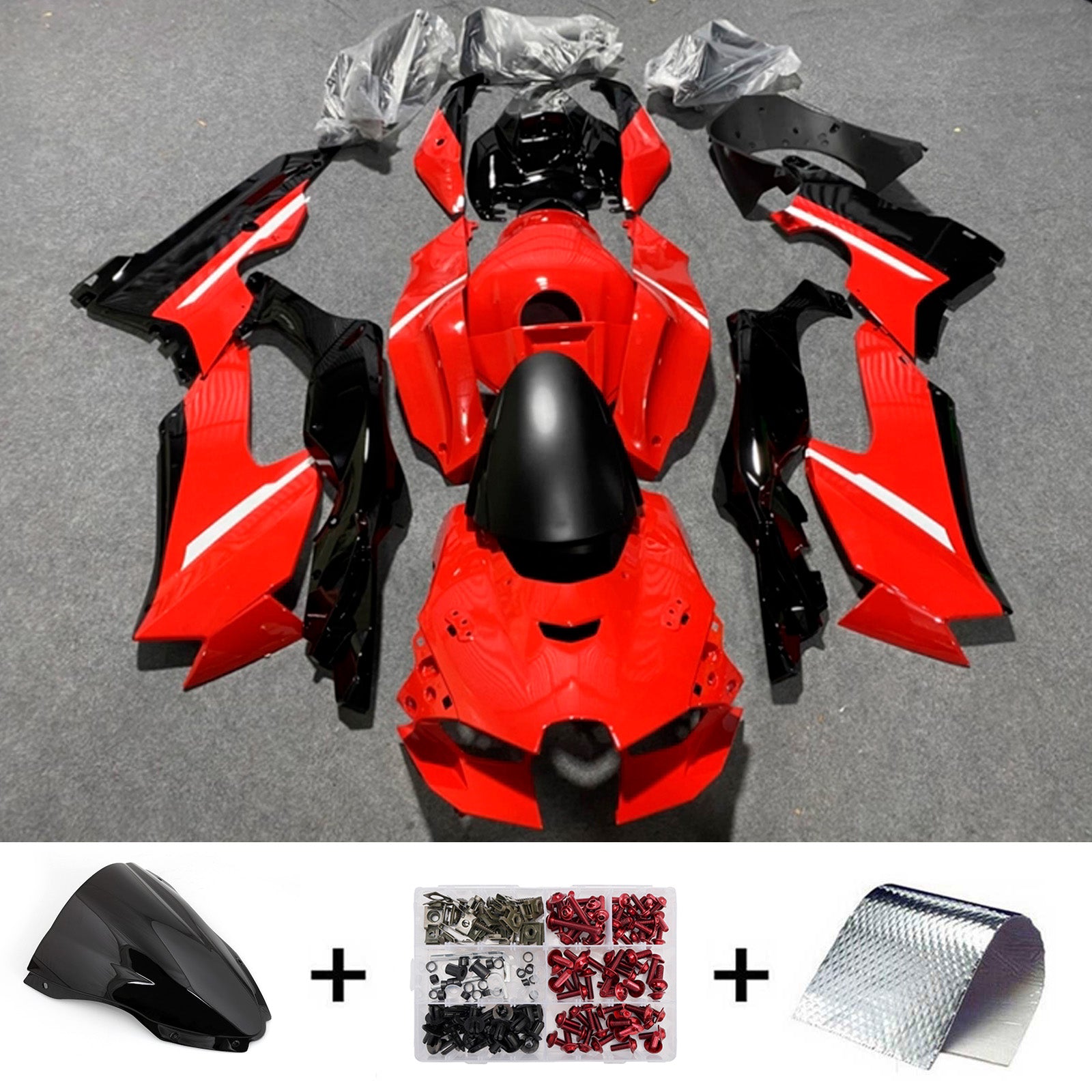 Injection Fairing Kit Bodywork ABS fit For Kawasaki ZX-10R ZX-10RR 2021-2025