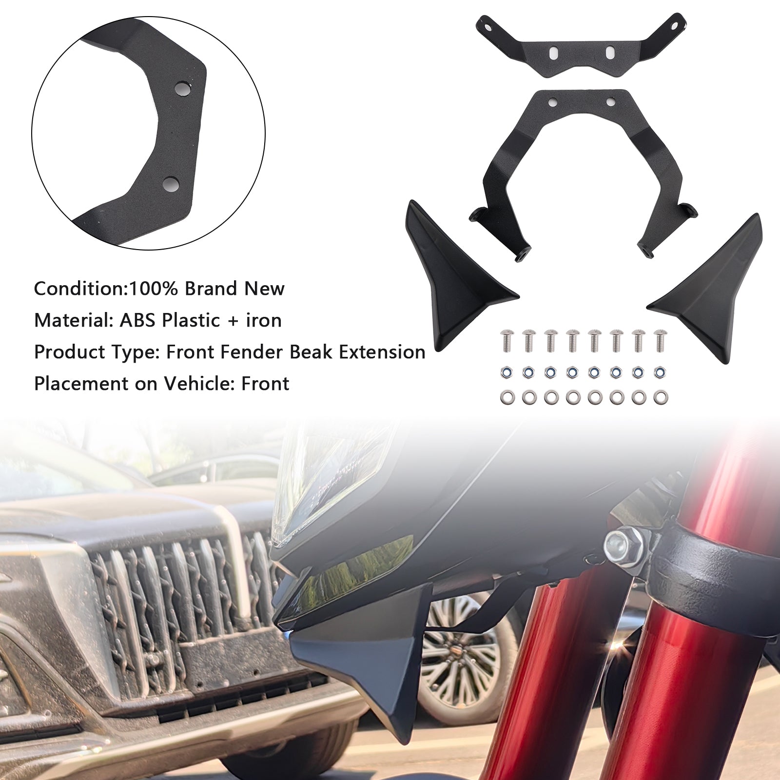 2023-2024 Honda CB750 Hornet Front Beak Extension Nose Lower Wing