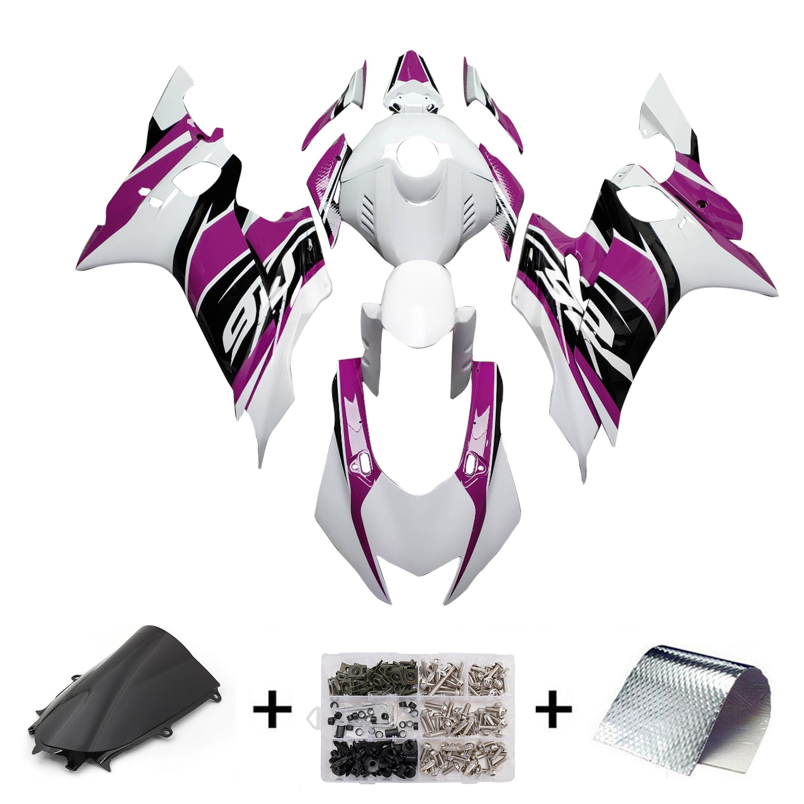 Injection Fairing Kit Bodywork Plastic ABS fit For Yamaha YZF-R6 2017-2023