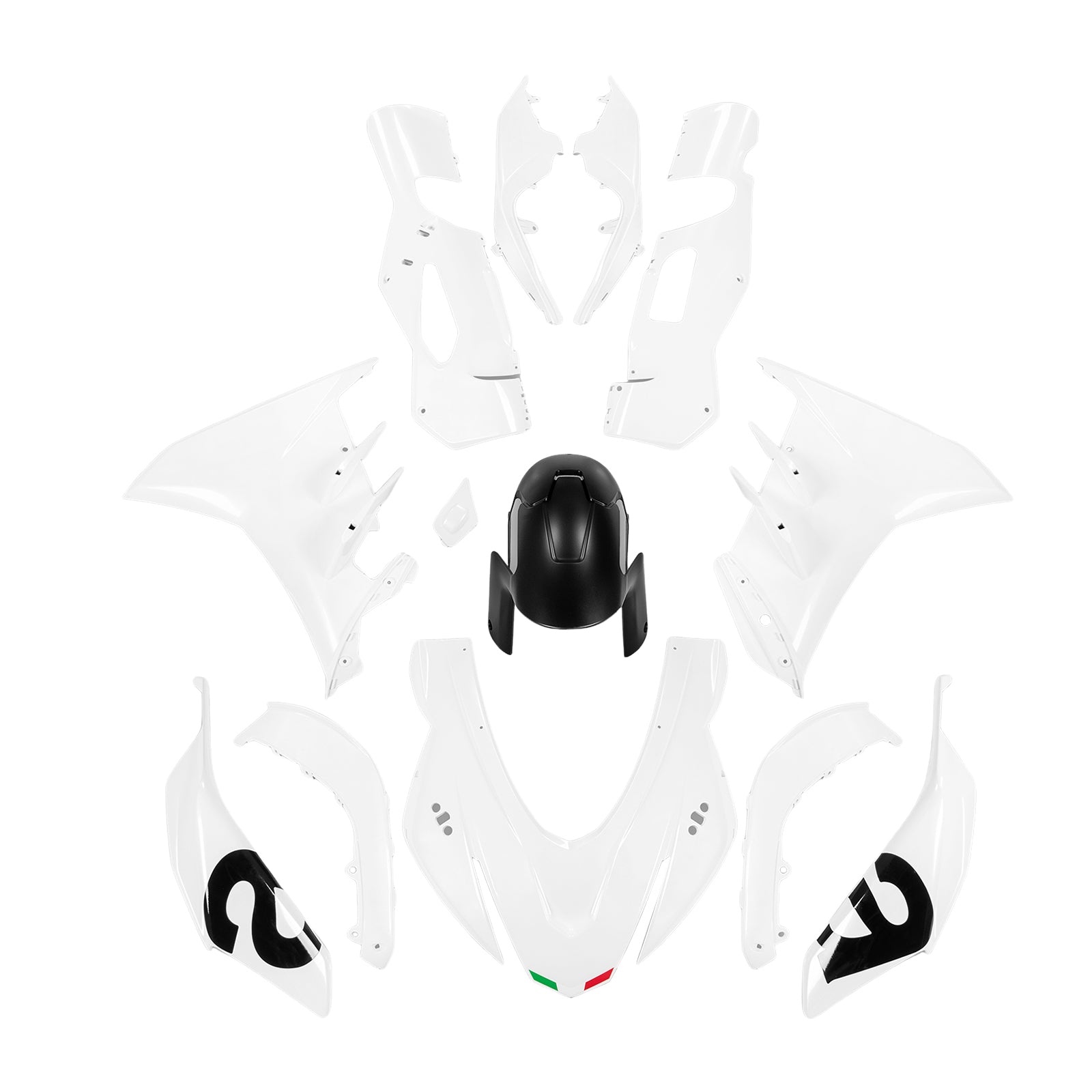 Injeção ABS Kit de carenagem de plástico de plástico para Aprilia RSV4 2021-2024