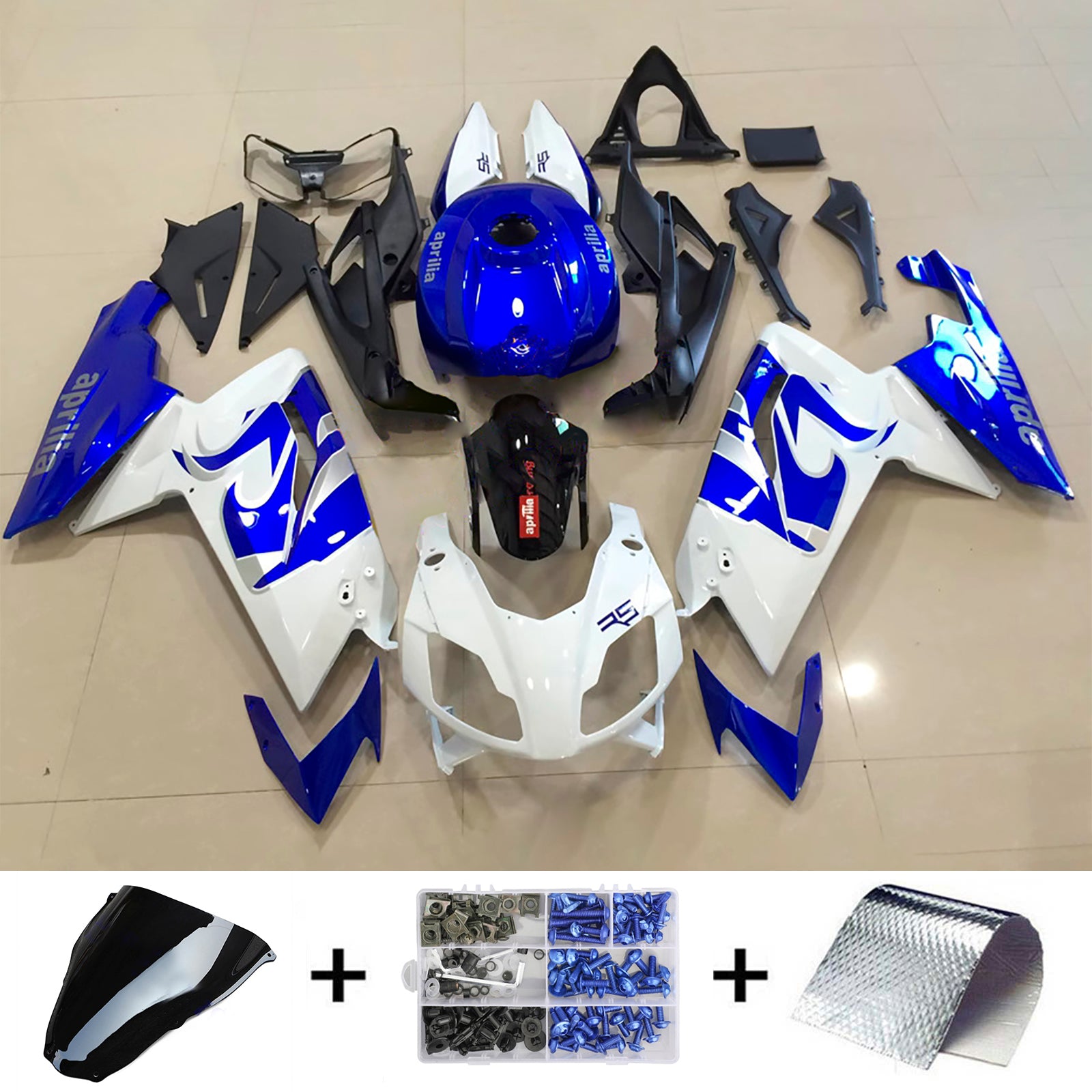 2006-2011 Aprilia Rs125 injektionsmässa kit Bodywork Plastic ABS