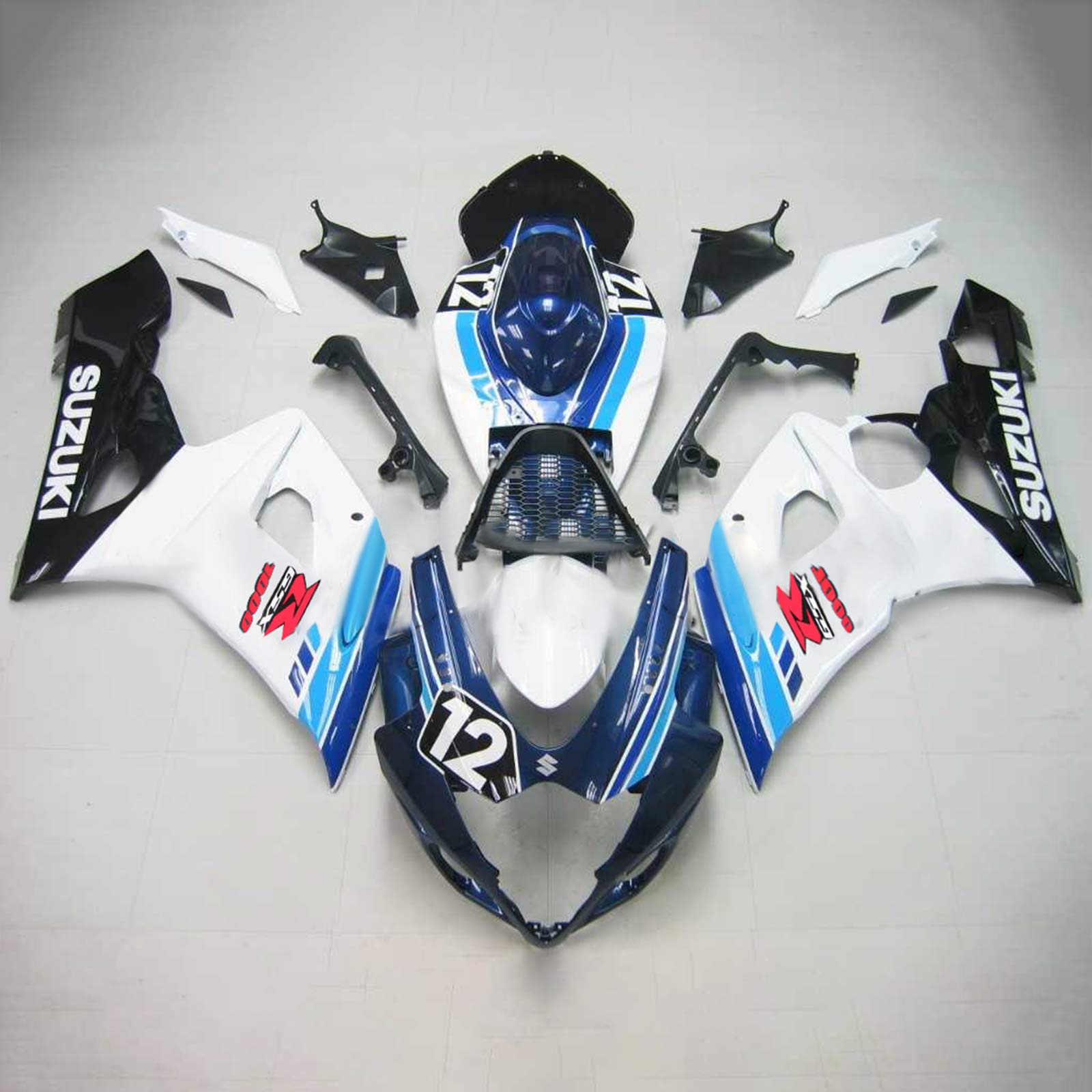 2005-2006 Suzuki GSXR1000 K5 Kit de carénage injection amotopart Bodywork Plastic Abs # 127