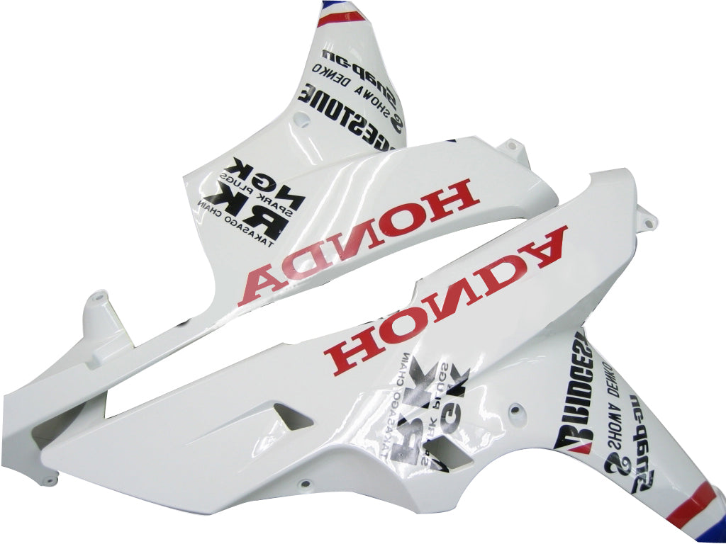 2007-2008 Honda CBR 600 RR White Repsol Racing Fairings Generic