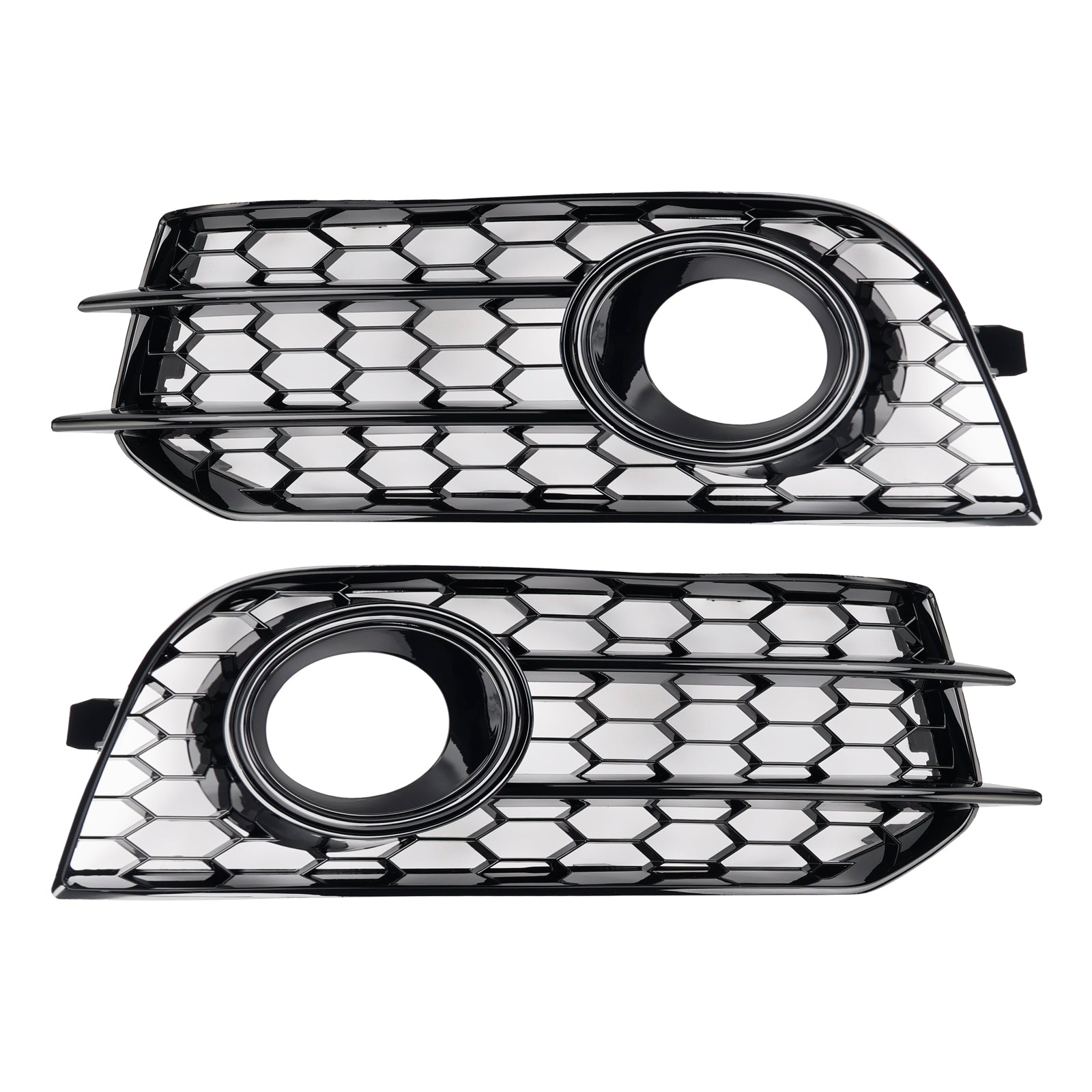 2010-2014 Audi A1 Front Bumper Honeycomb Fog Grille Cover Black